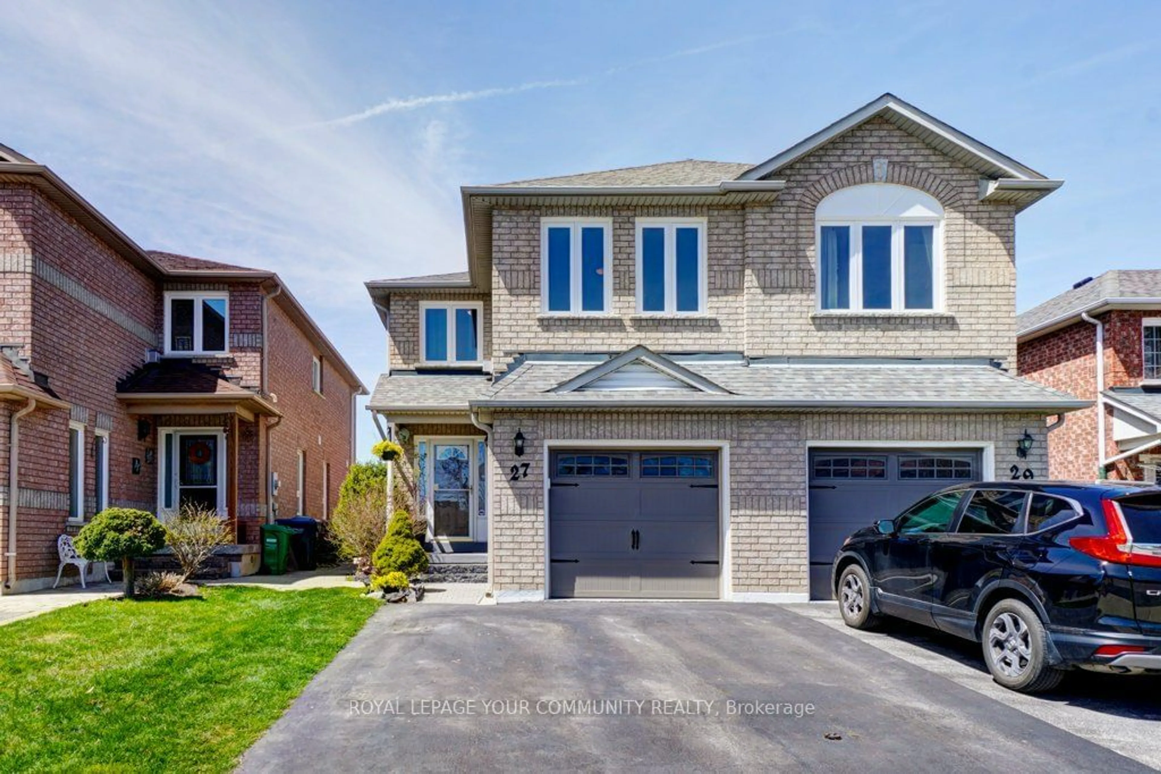 Home with brick exterior material for 27 Hubert Corless Dr, Caledon Ontario L7E 1W7