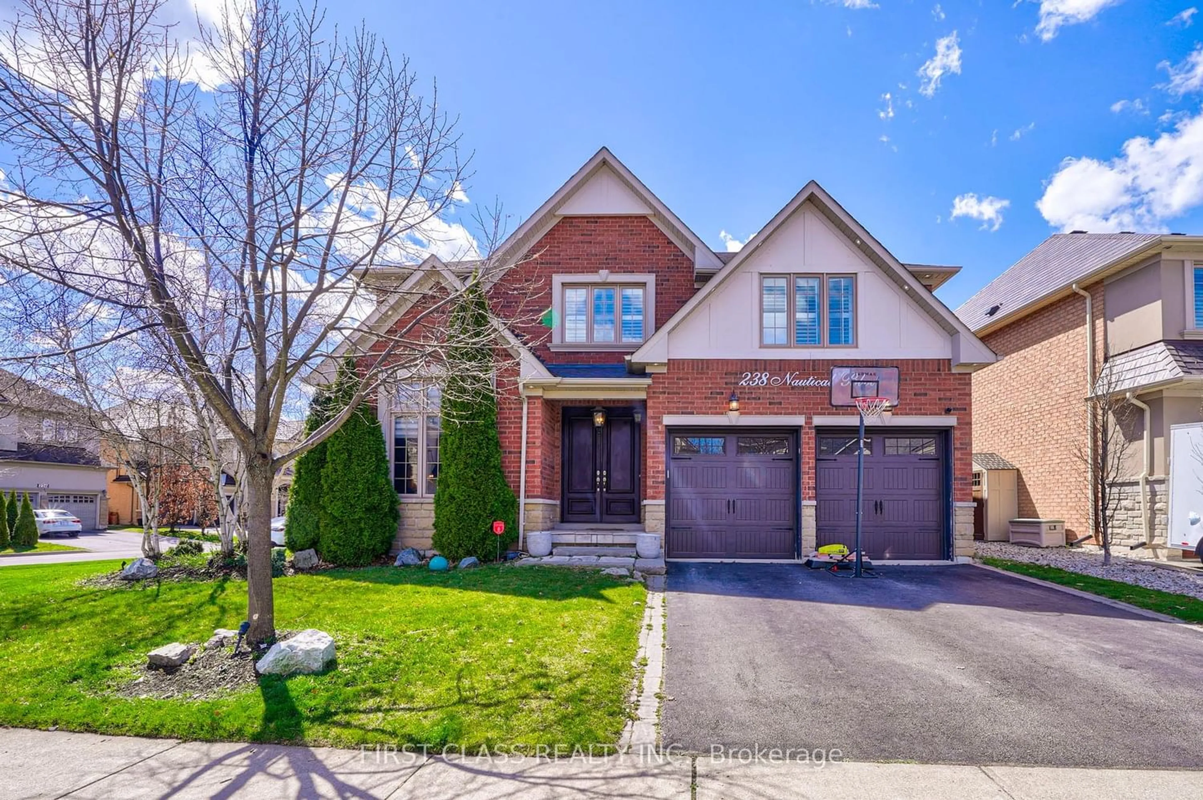 Home with brick exterior material for 238 Nautical Blvd, Oakville Ontario L6L 0B9