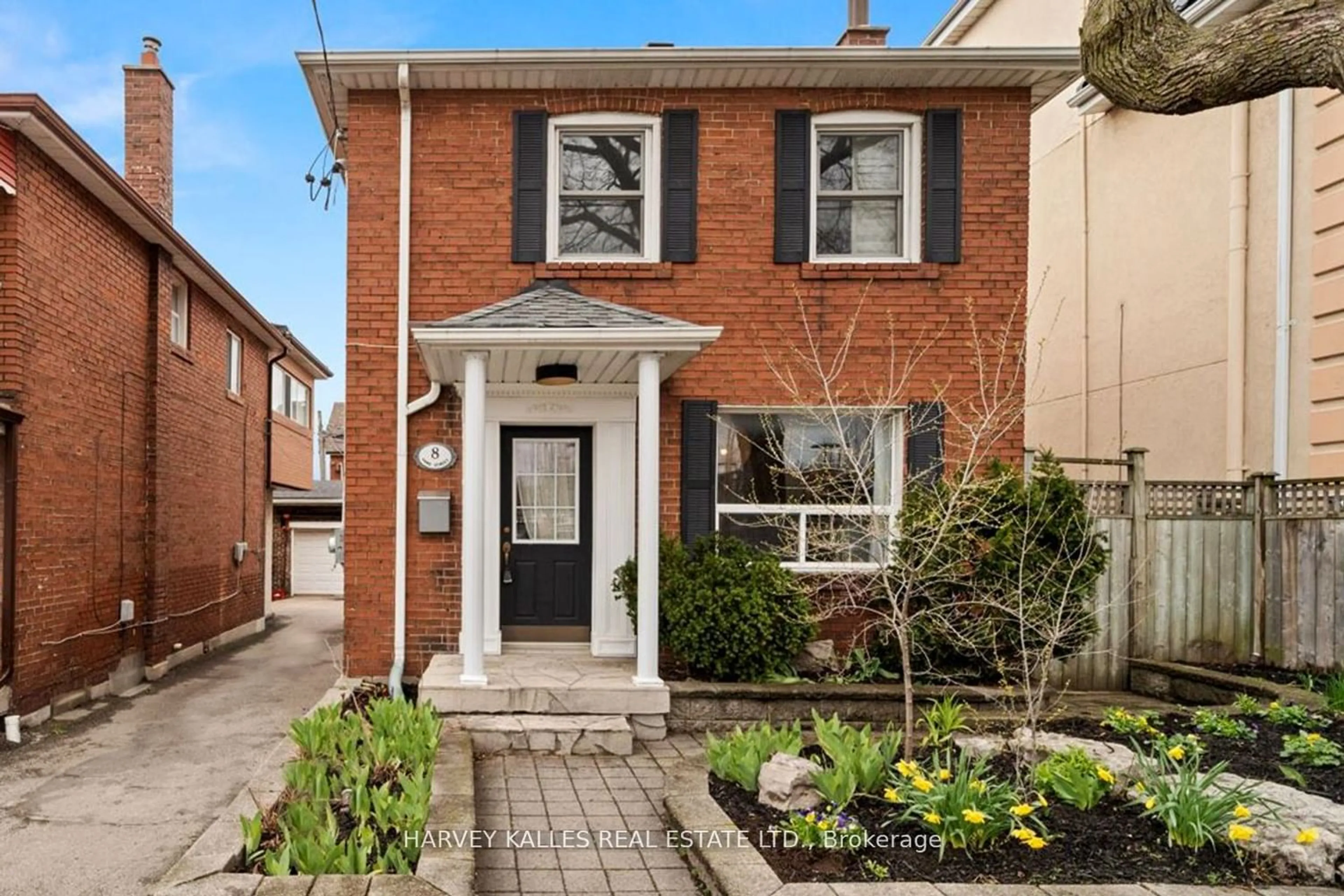 Home with brick exterior material for 8 Ford St, Toronto Ontario M6N 3A1