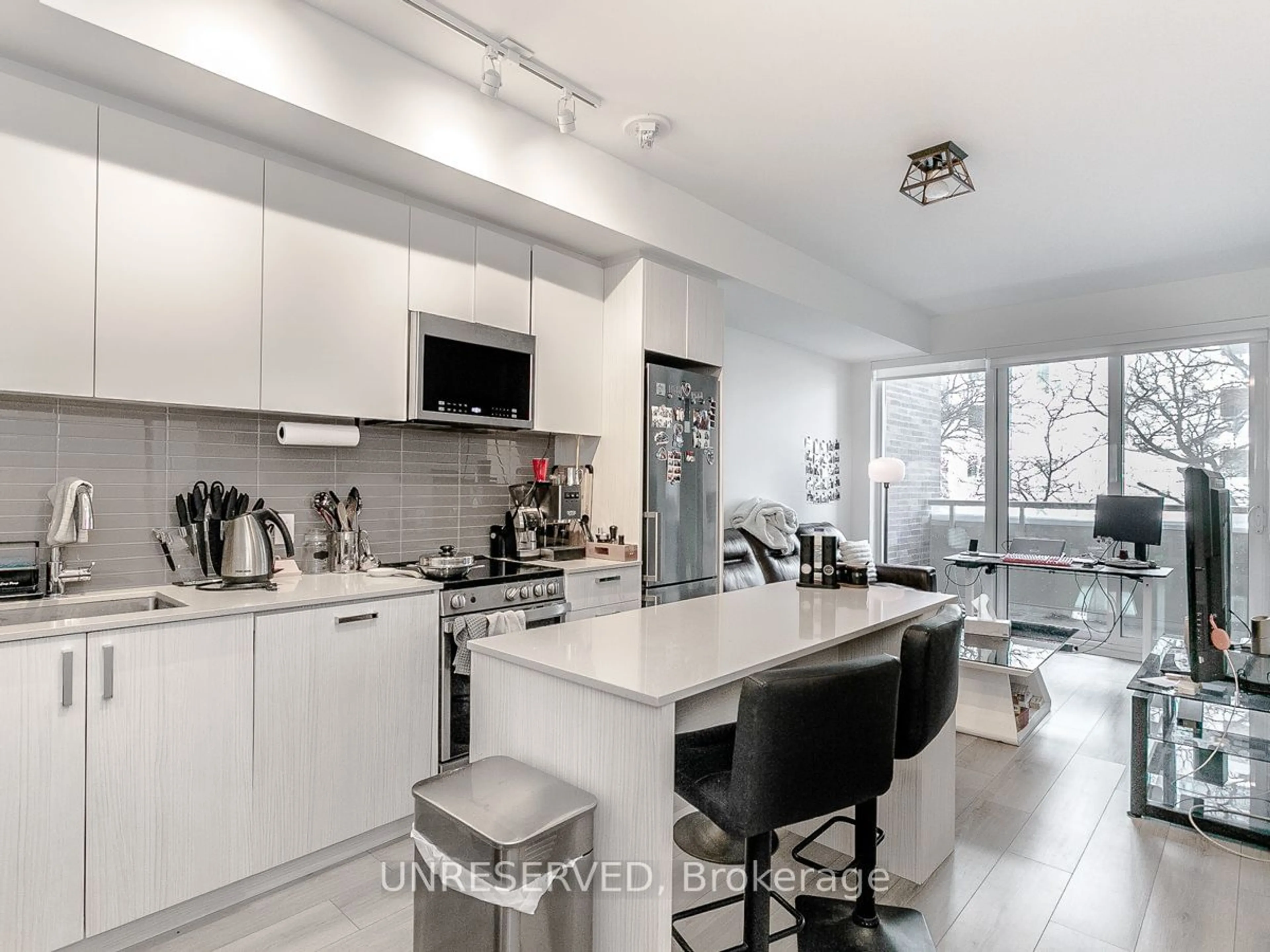 Contemporary kitchen for 1787 St Clair Ave #214, Toronto Ontario M6N 0B7