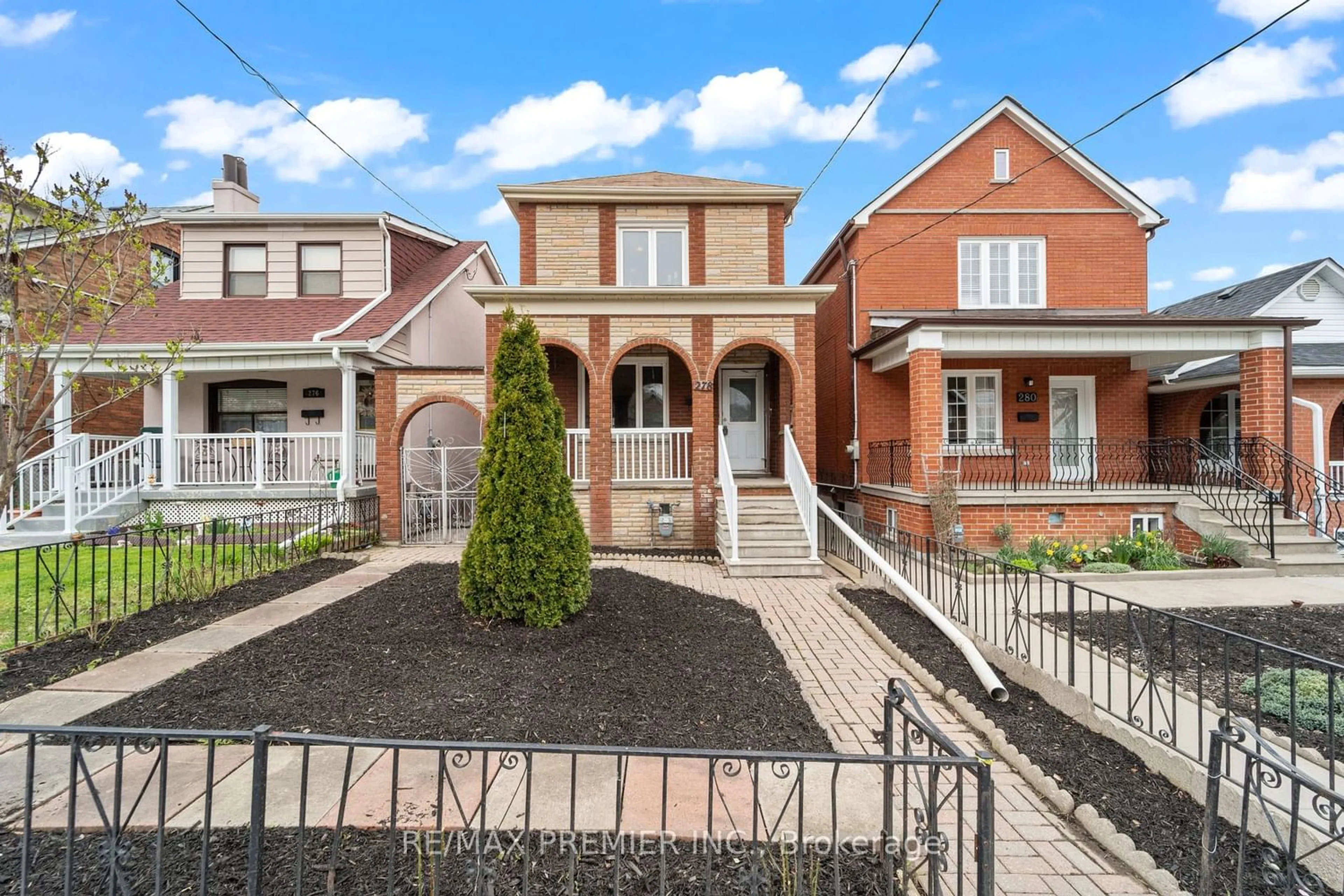 Home with brick exterior material for 278 Mcroberts Ave, Toronto Ontario M6E 4P3
