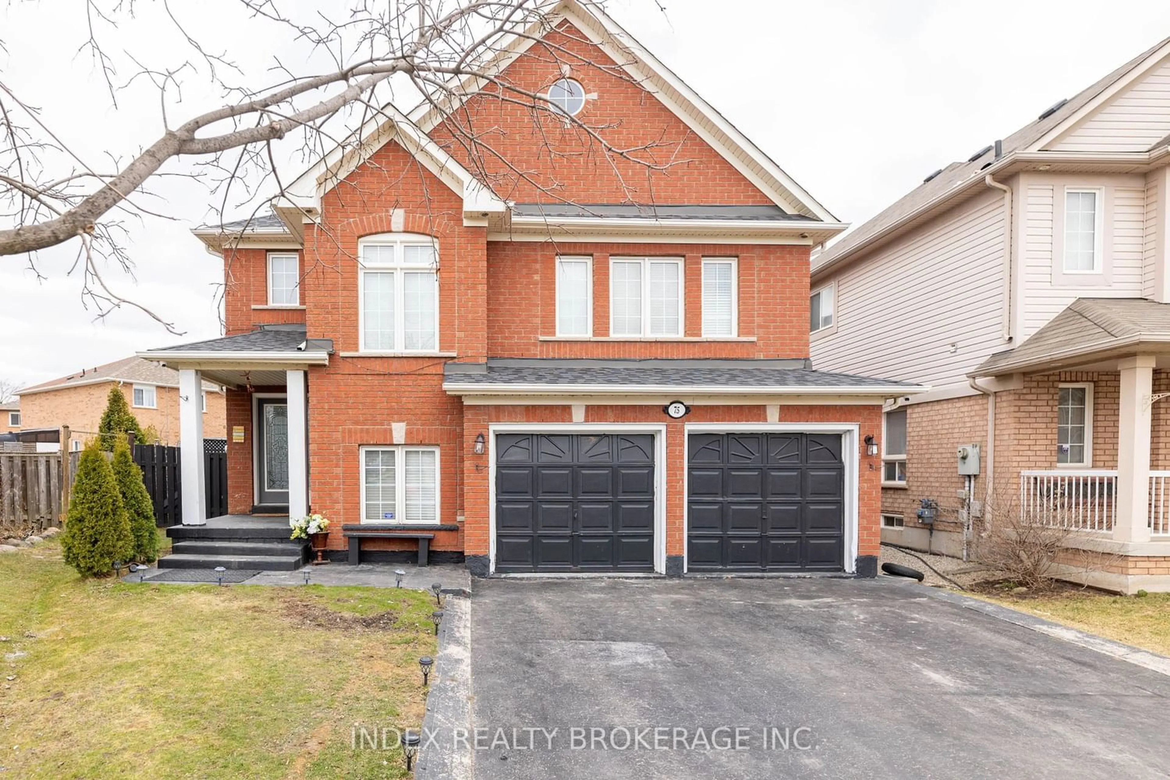 Home with brick exterior material for 75 Milkweed Cres, Brampton Ontario L7A 2G5