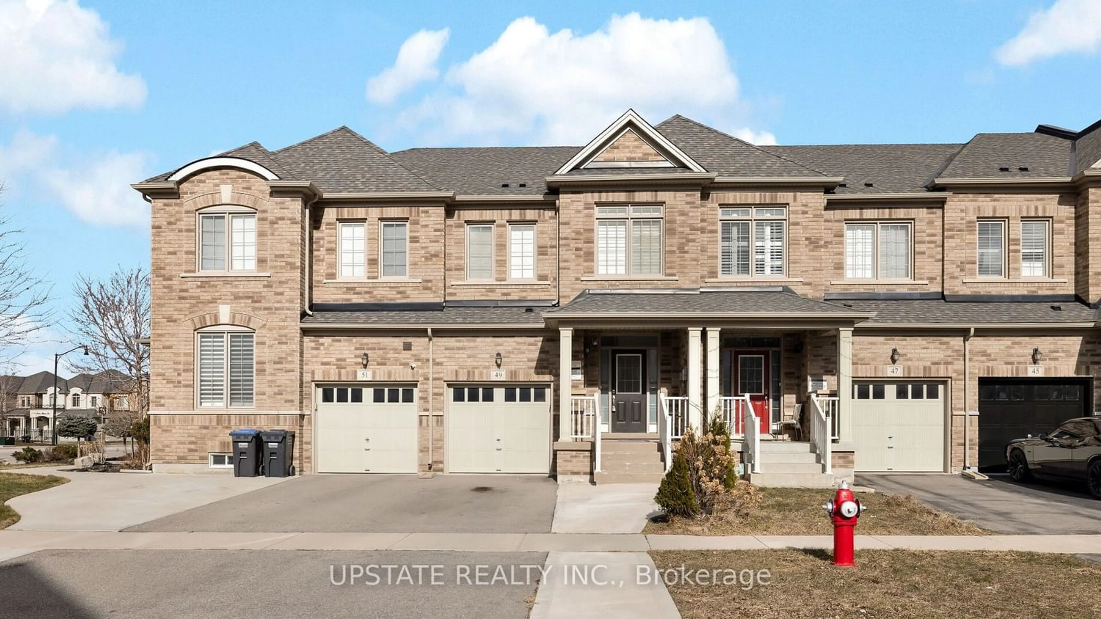 Home with brick exterior material for 49 Lady Evelyn Cres, Brampton Ontario L6Y 6C6