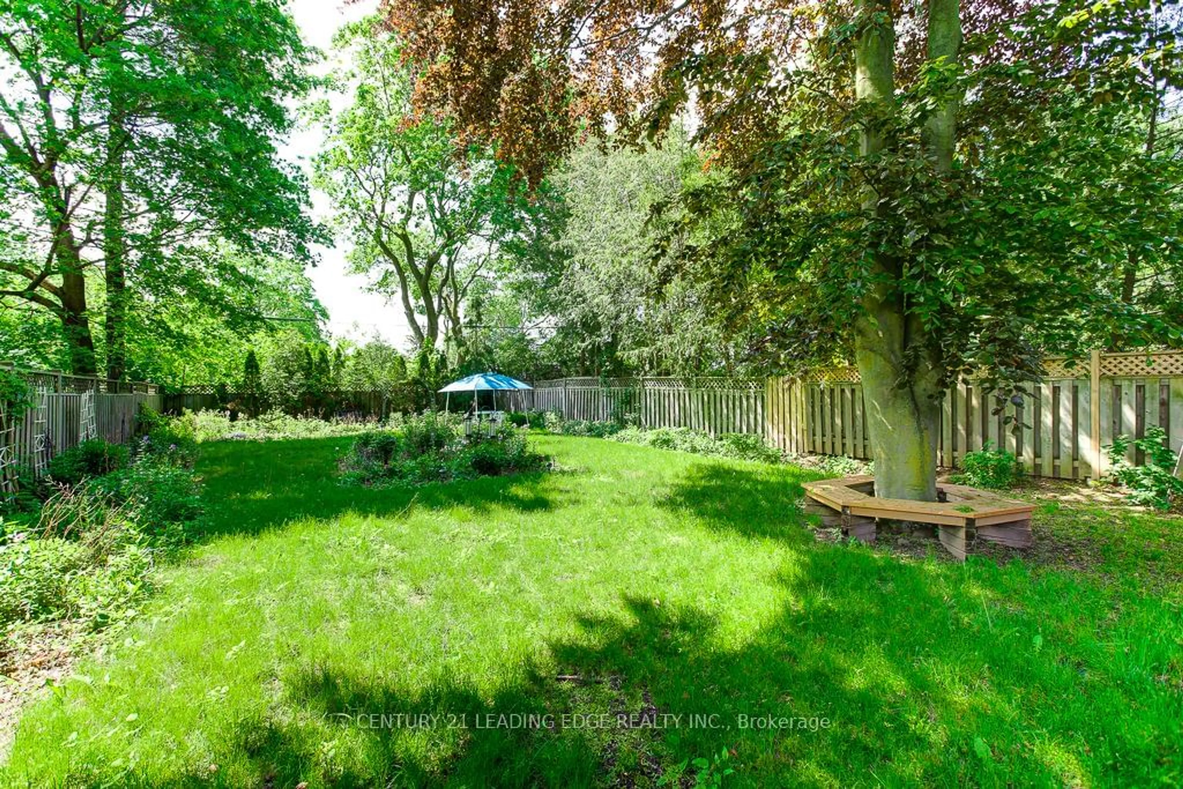 Fenced yard for 19 Royaleigh Ave, Toronto Ontario M9P 2J4