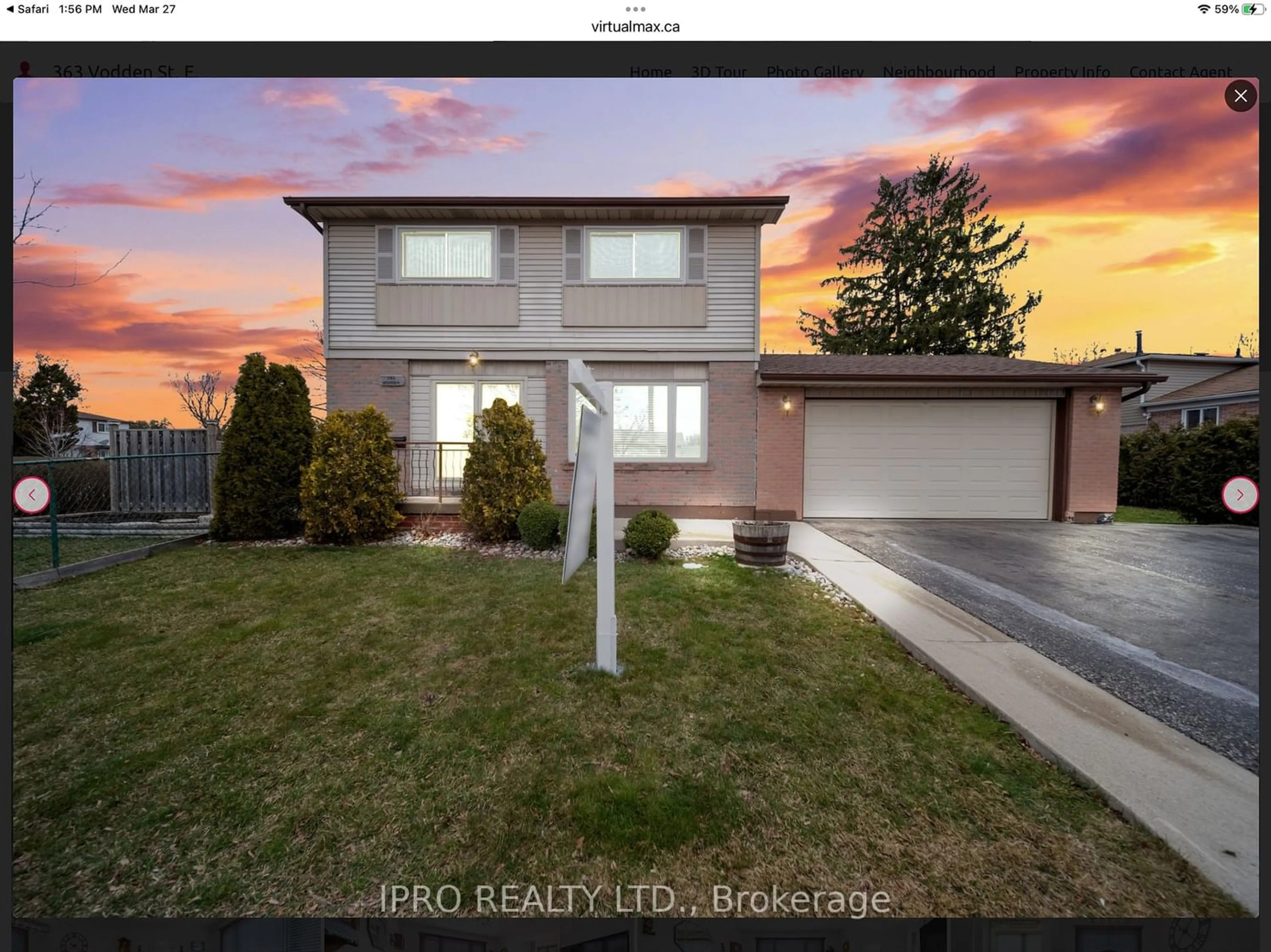 Frontside or backside of a home for 363 Vodden St, Brampton Ontario L6V 1N5