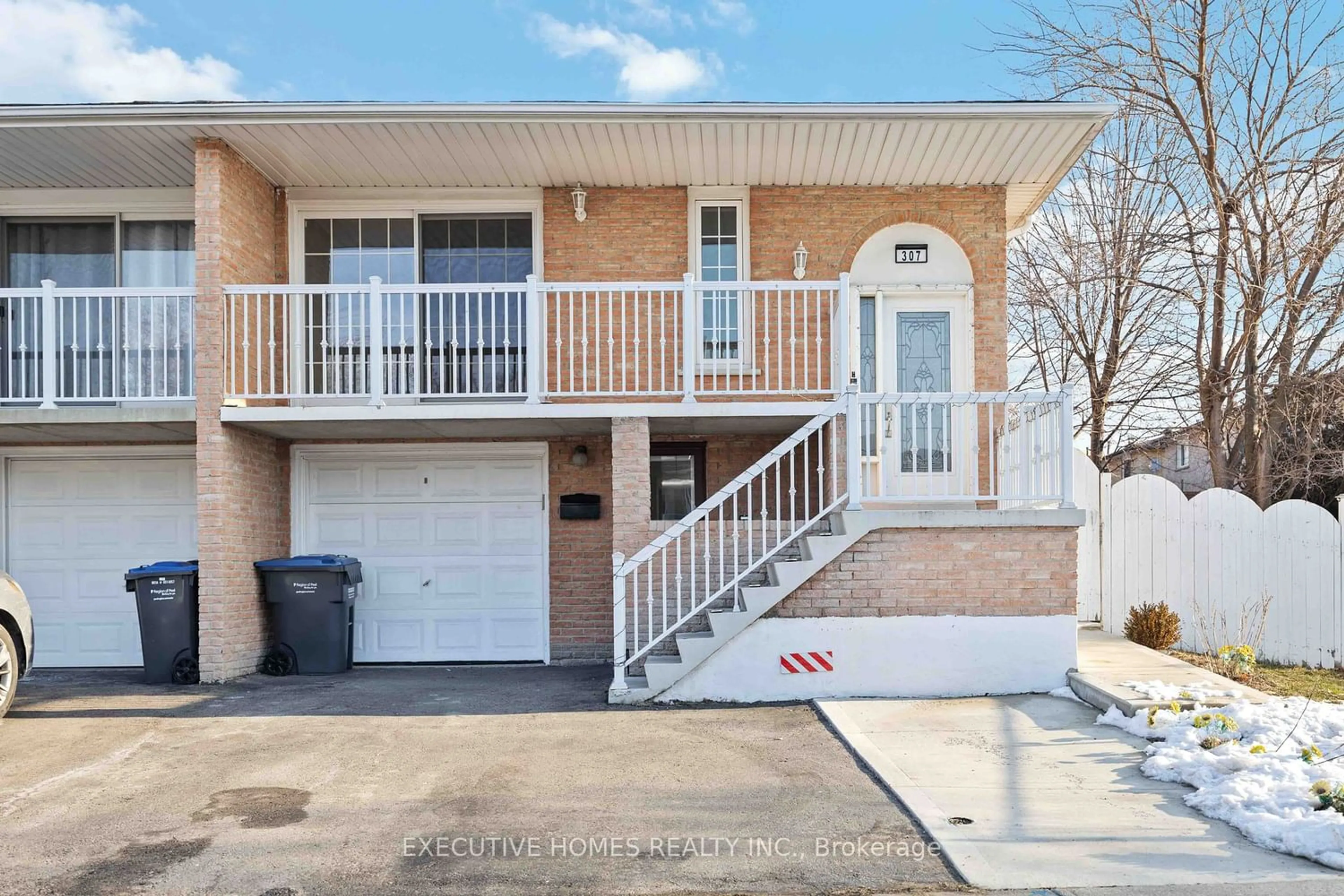 A pic from exterior of the house or condo for 307 Royal Salisbury Way, Brampton Ontario L6V 3G4