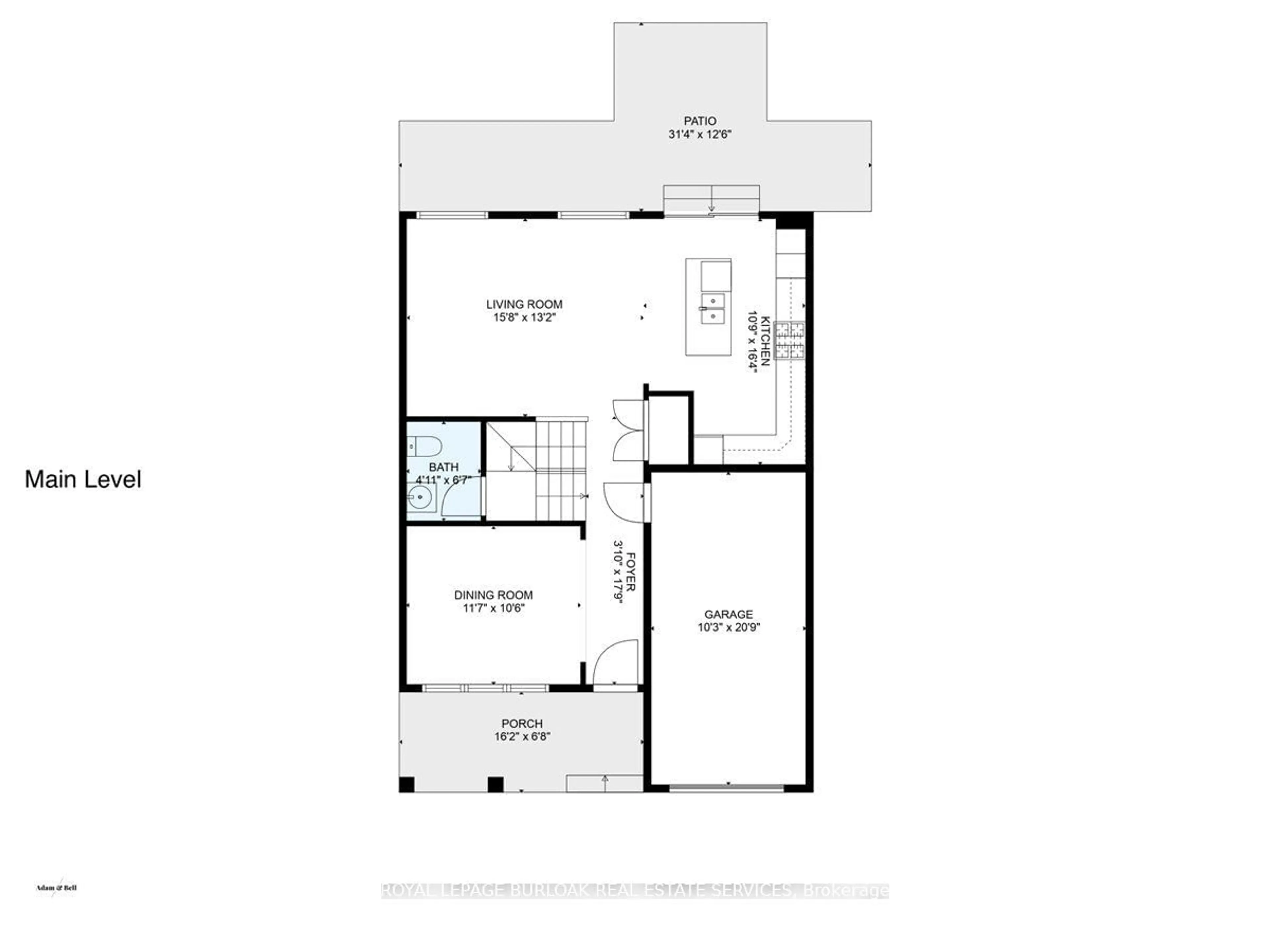 Floor plan for 4182 Prudham Ave, Burlington Ontario L7M 0C3