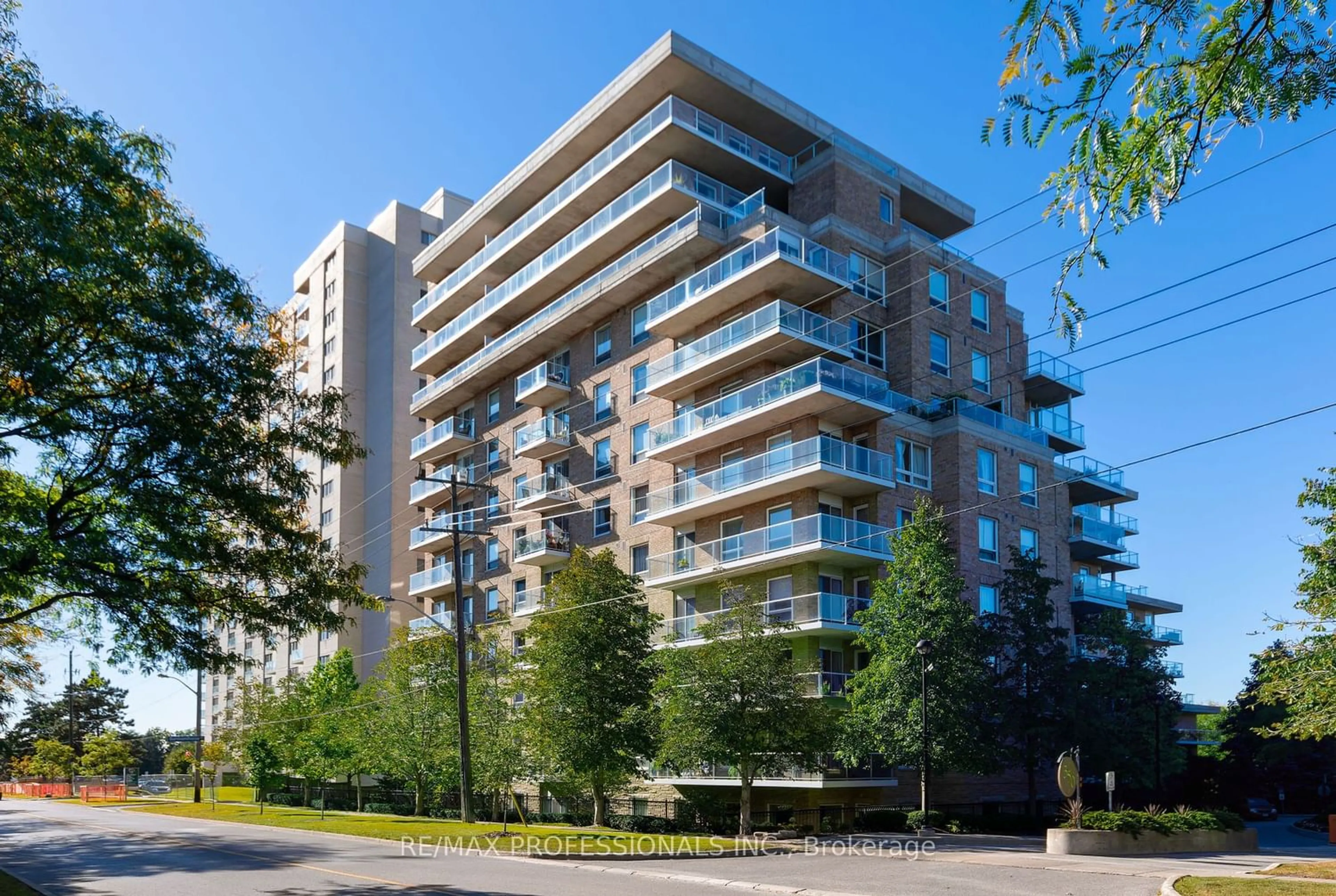 A pic from exterior of the house or condo for 350 Mill Rd #508, Toronto Ontario M9C 5R7