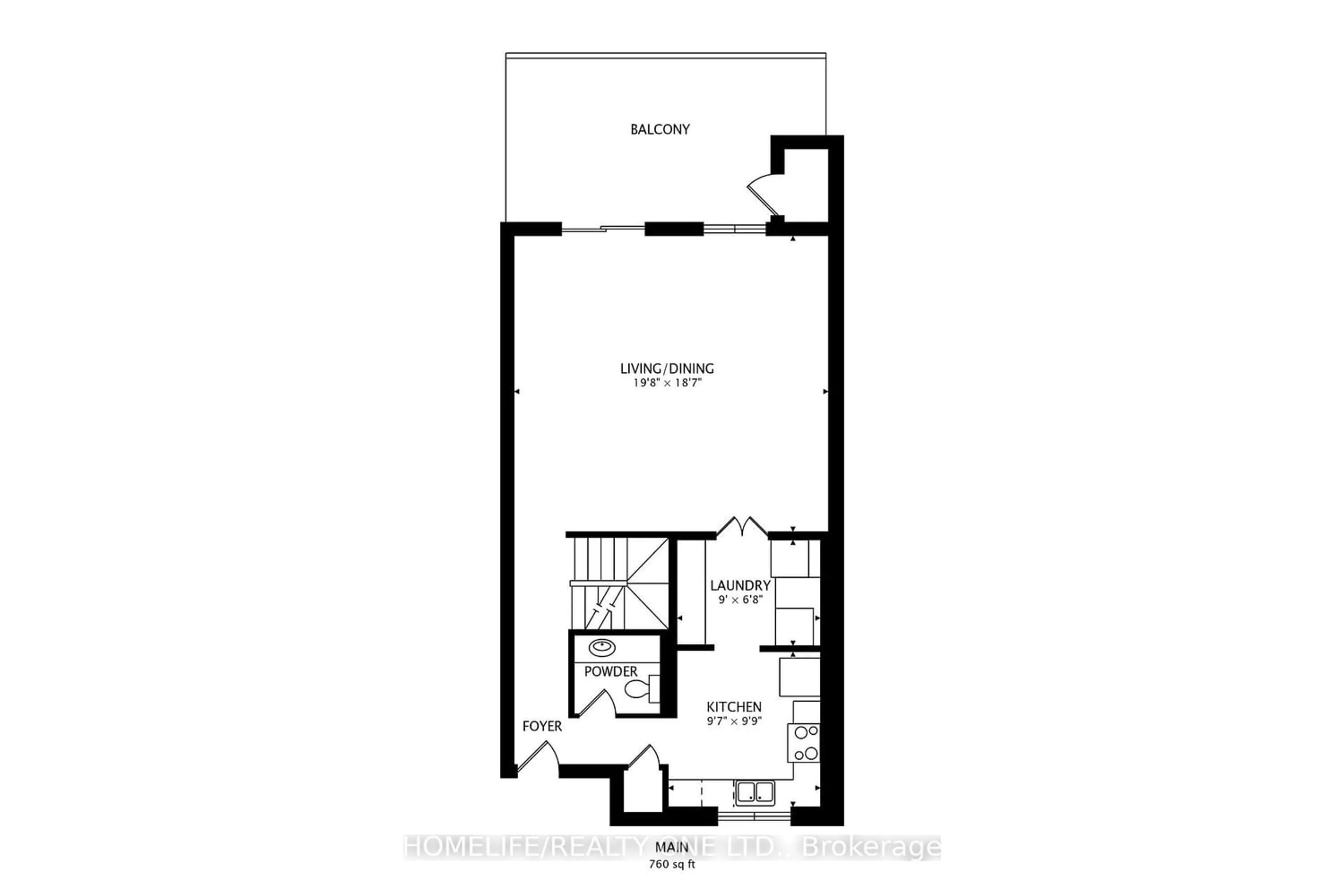 Floor plan for 1250 Mississauga Valley Blvd #158, Mississauga Ontario L5A 3R6
