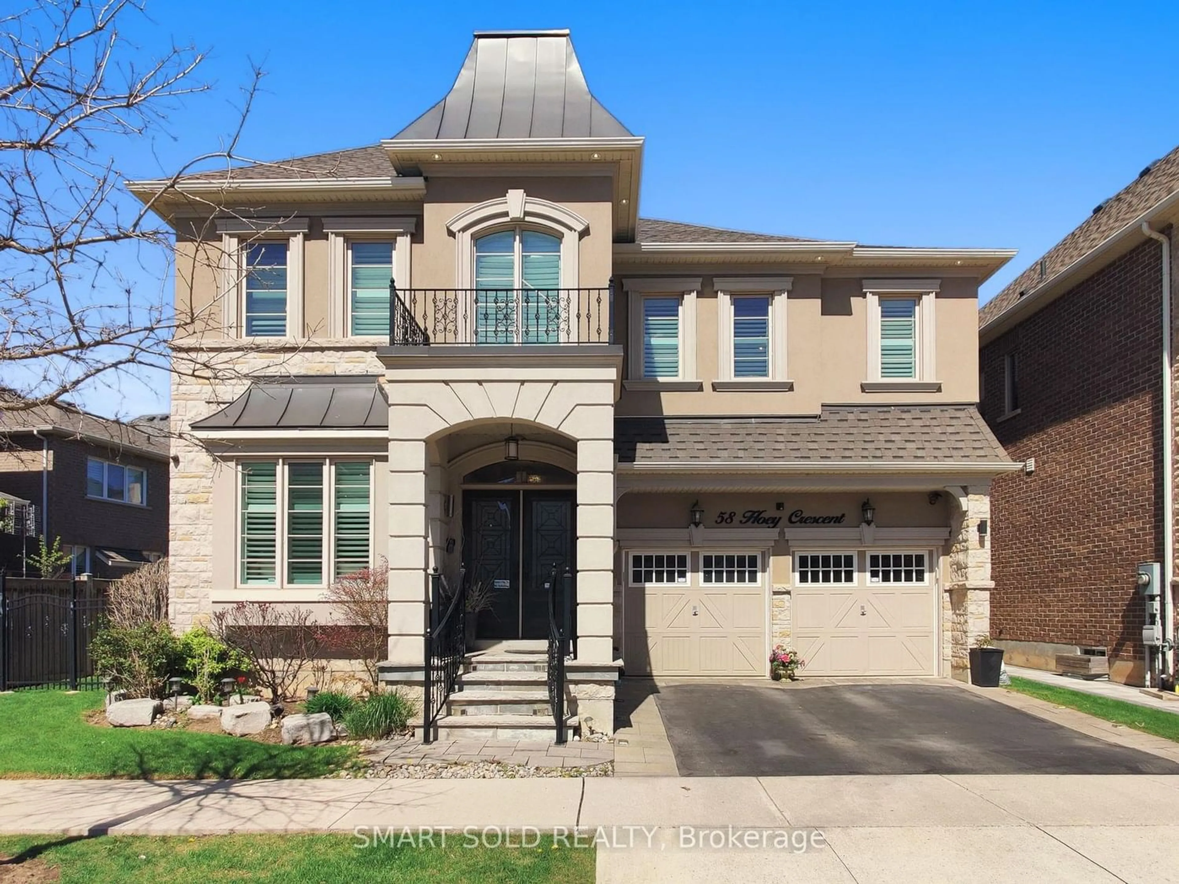 Home with brick exterior material for 58 Hoey Cres, Oakville Ontario L6M 0W4