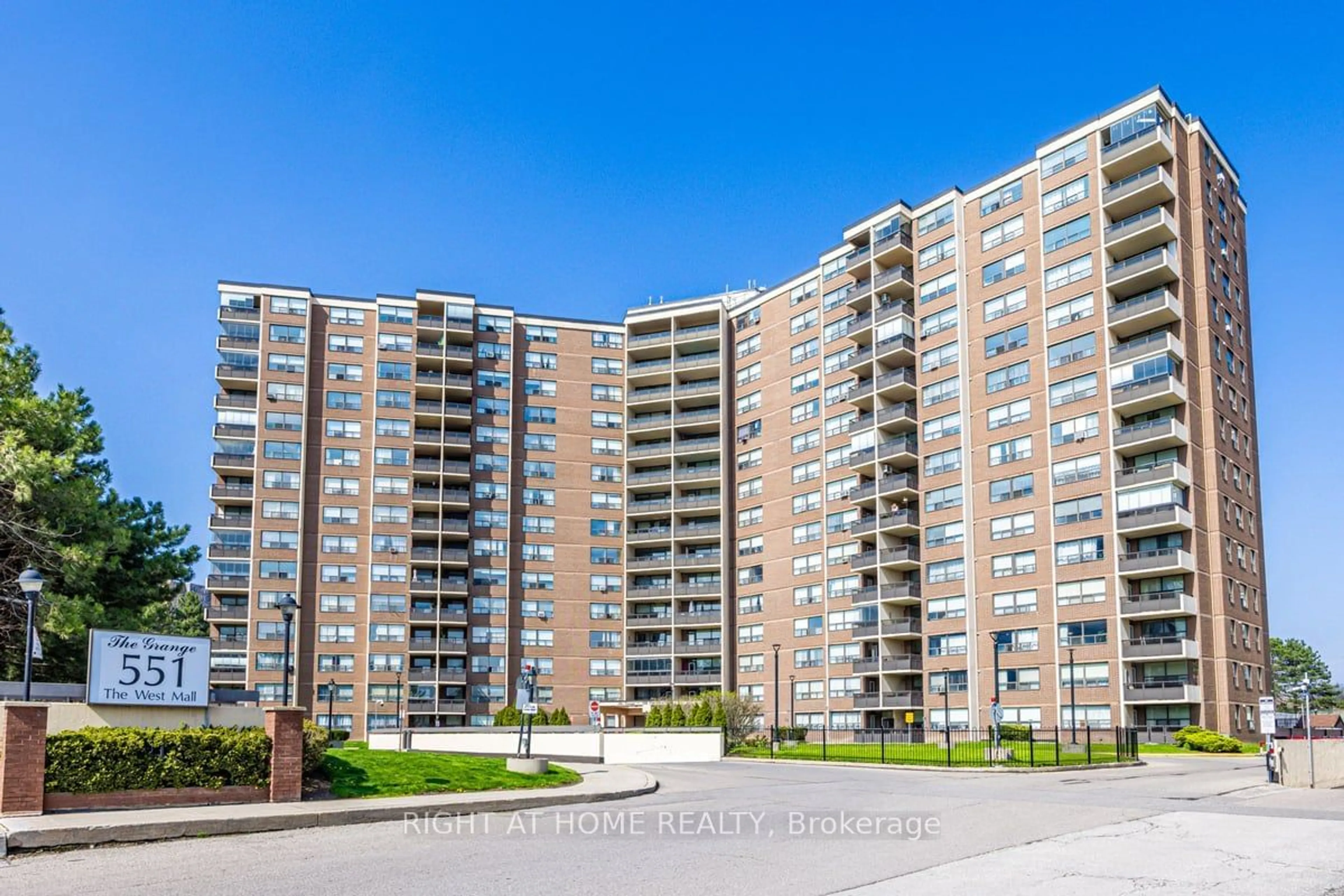 A pic from exterior of the house or condo for 551 The West Mall Ave #1102, Toronto Ontario M9C 1G7