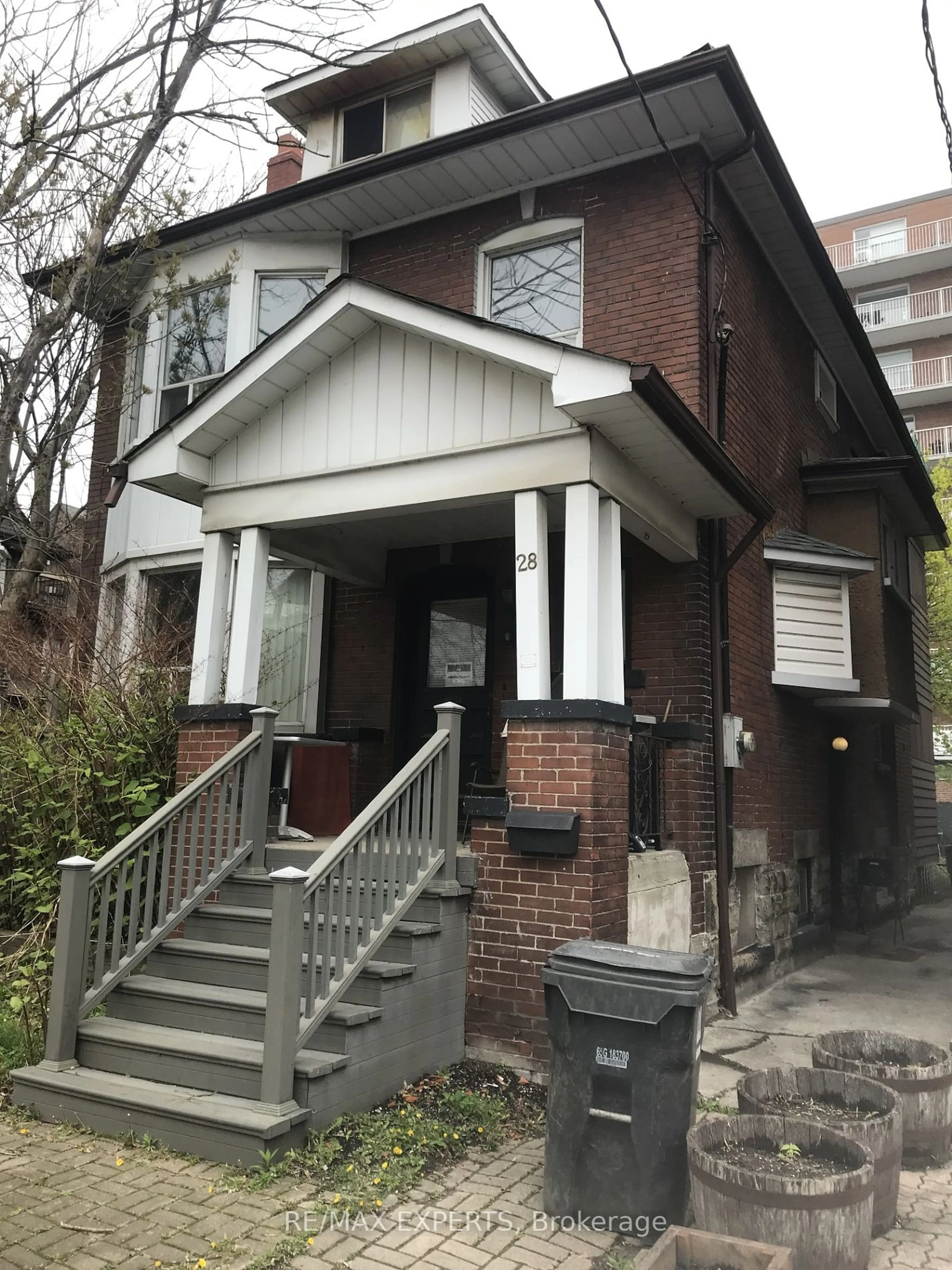 Outside view for 28 Temple Ave, Toronto Ontario M6K 1C8