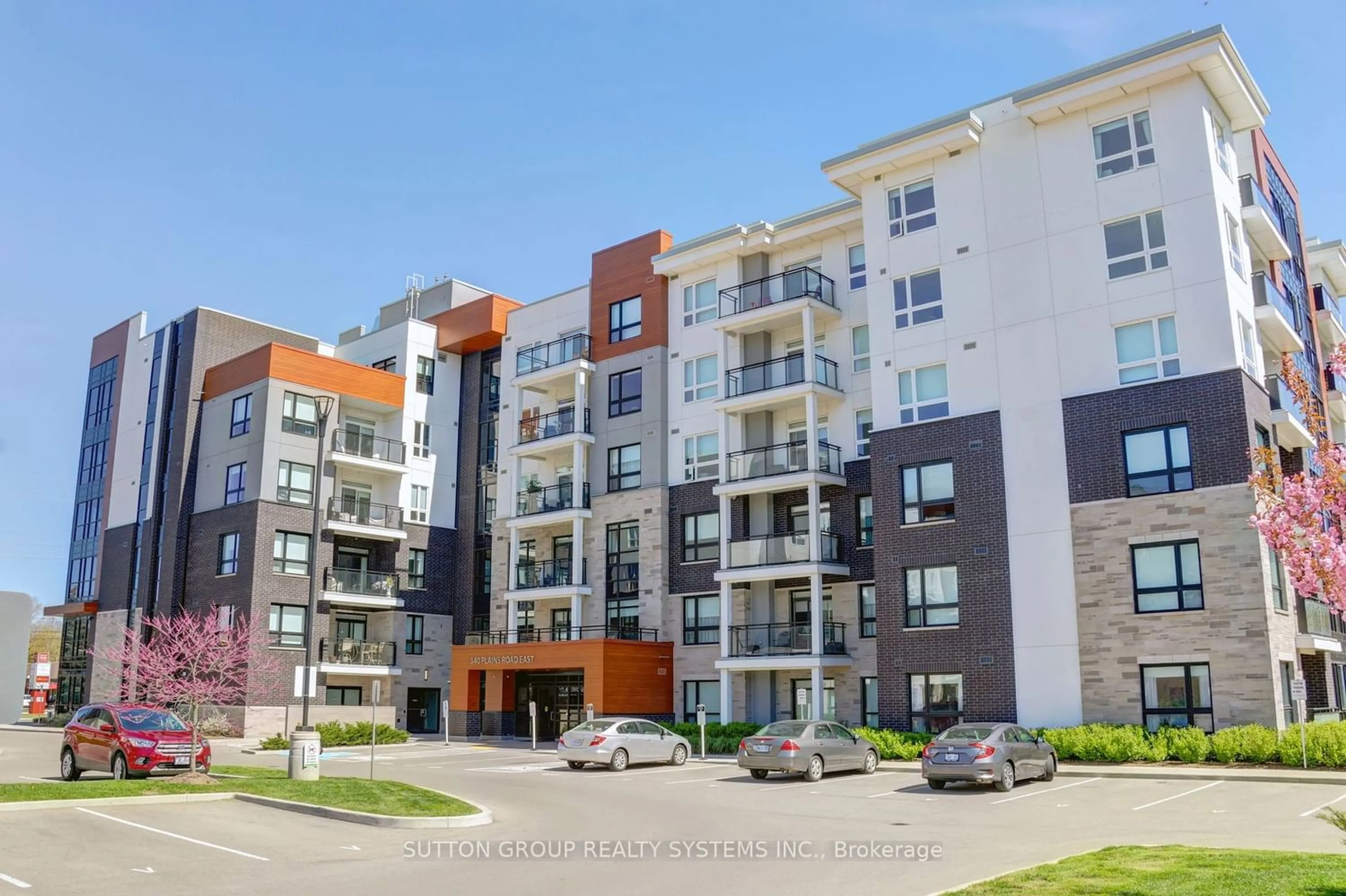 A pic from exterior of the house or condo for 340 Plains Rd #402, Burlington Ontario L7T 0C2