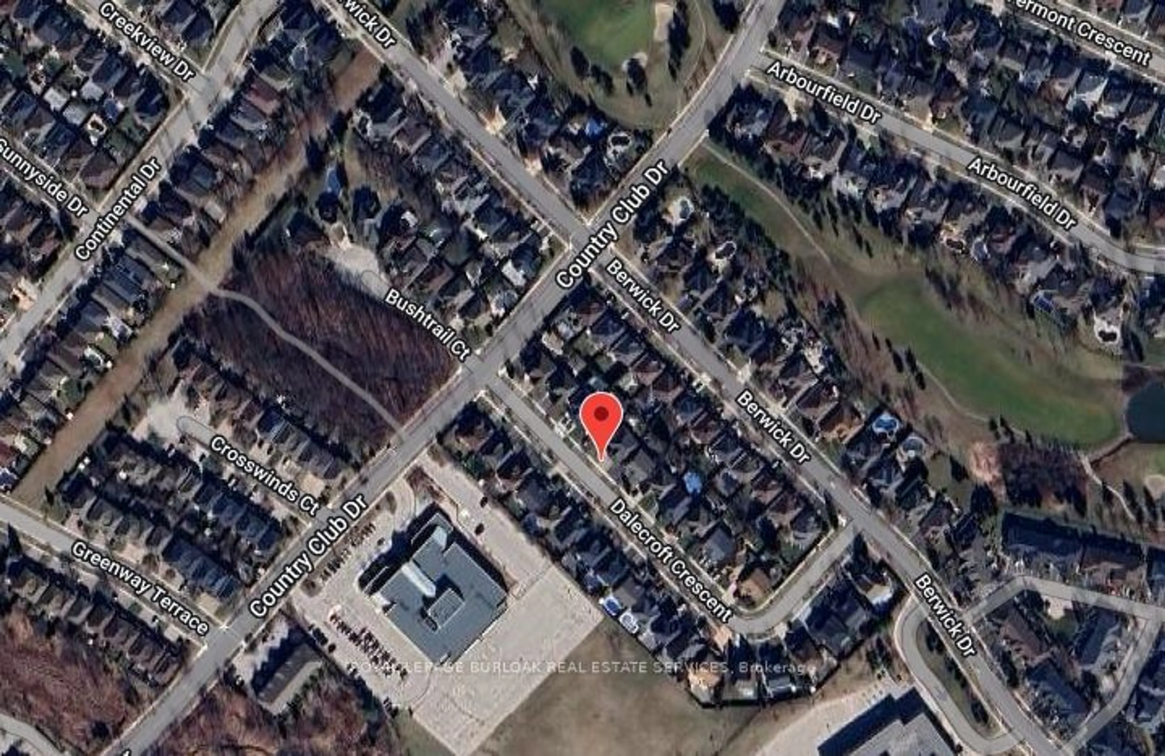 Picture of a map for 2129 Dalecroft Cres, Burlington Ontario L7M 4B3