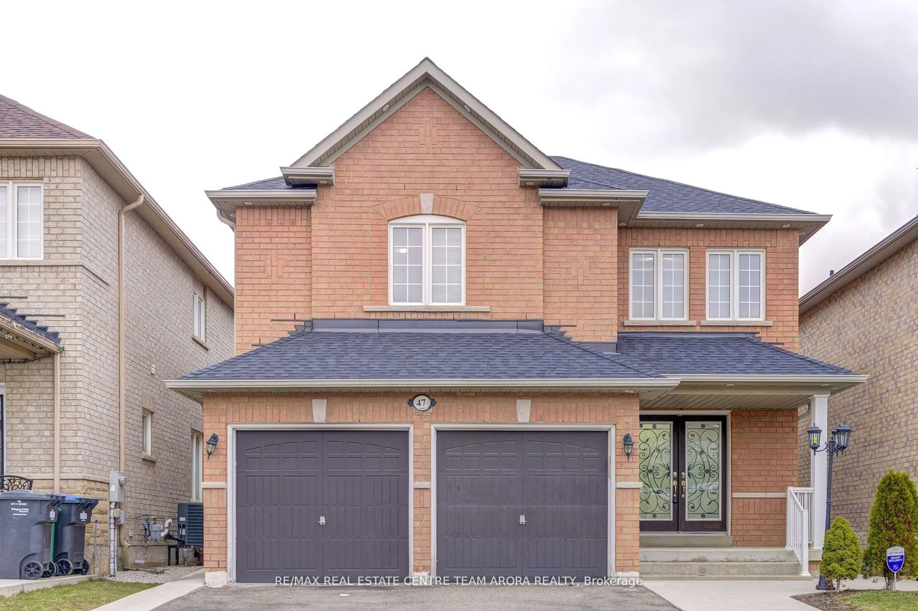 Home with brick exterior material for 47 Sir Jacobs Cres, Brampton Ontario L7A 3V2