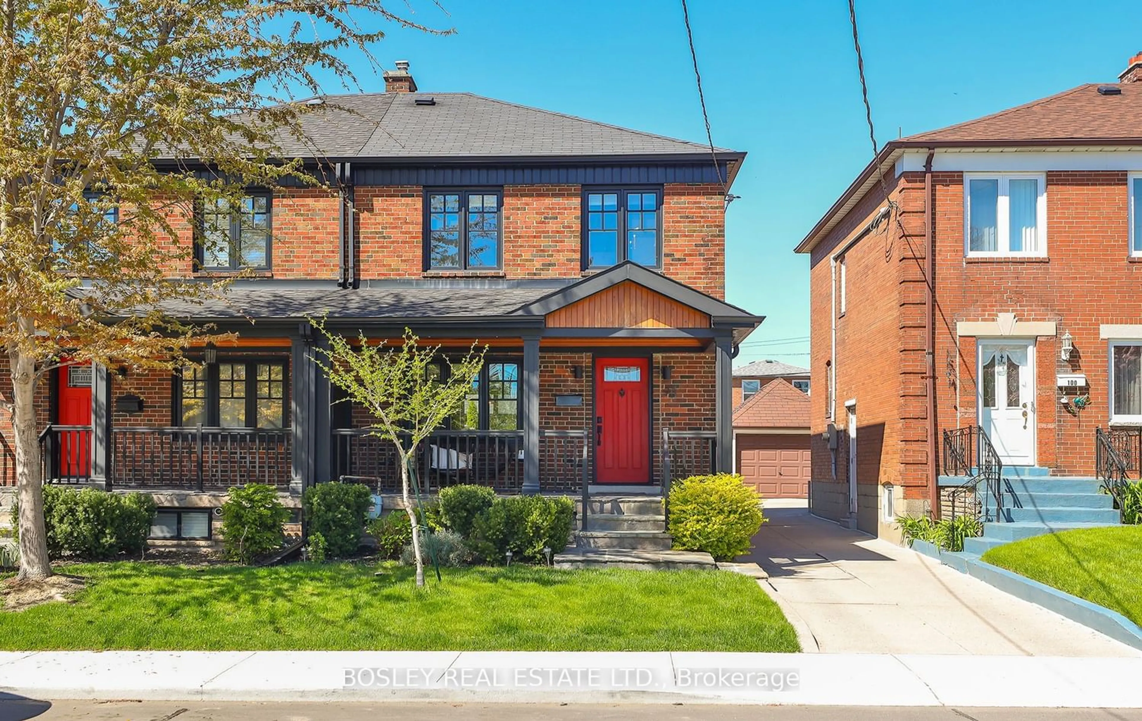 Home with brick exterior material for 98 Primrose Ave, Toronto Ontario M6H 3V3