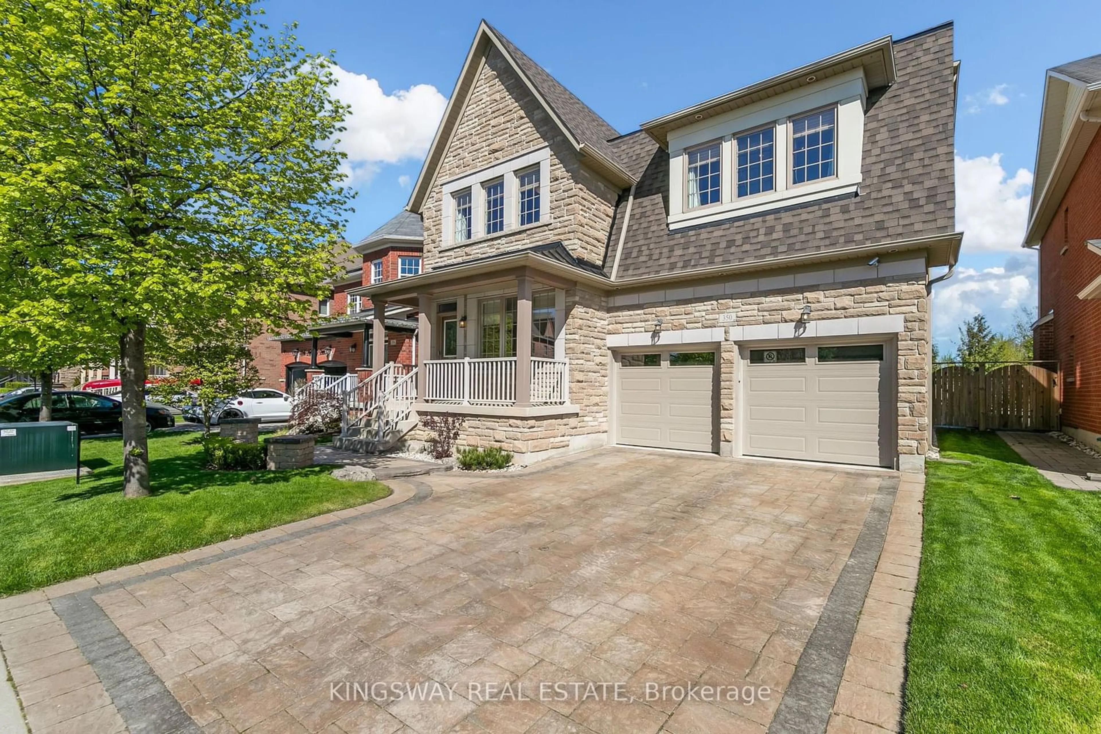 Home with brick exterior material for 350 Malboeuf Crt, Milton Ontario L9T 7Y3