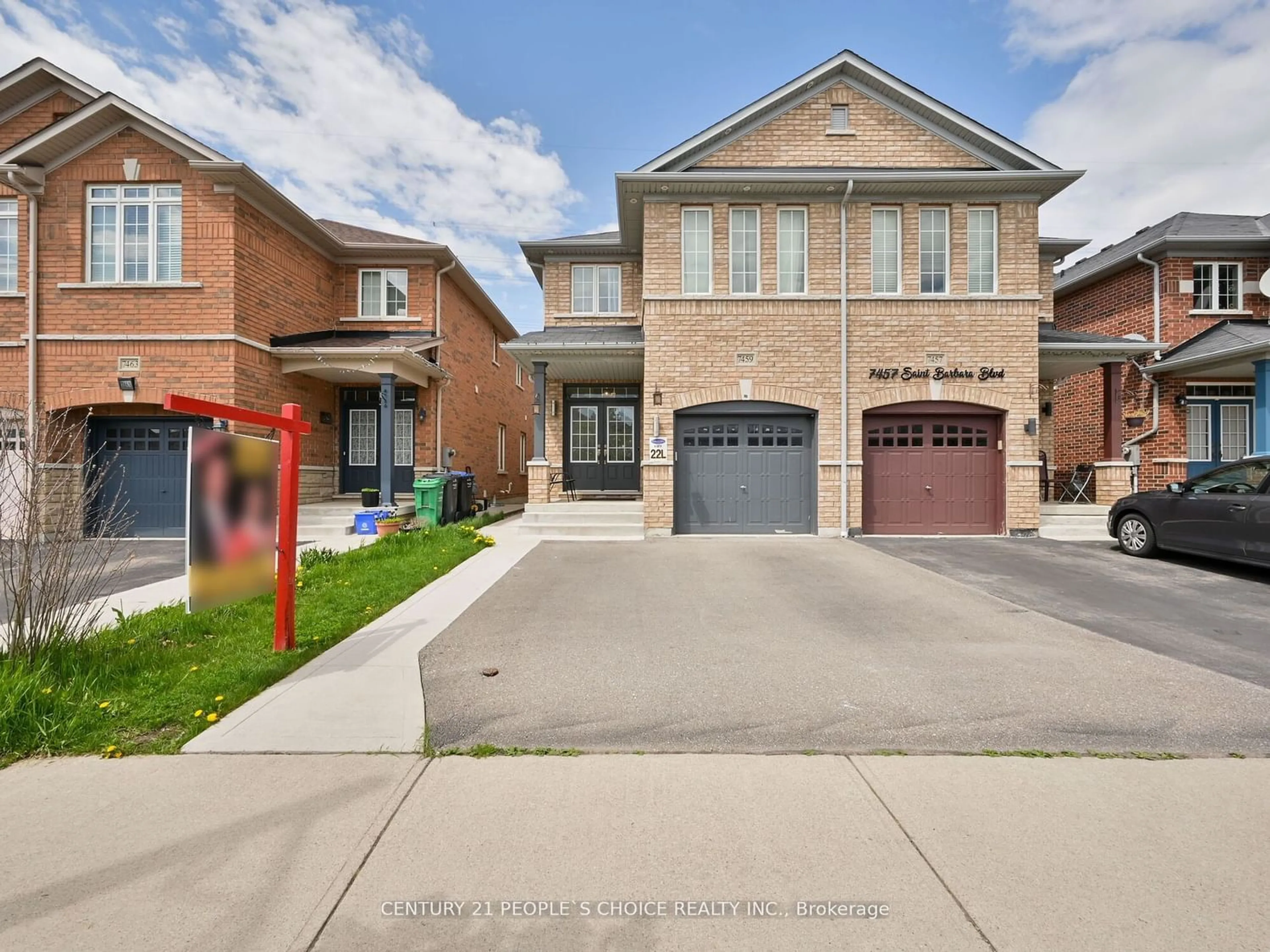 Frontside or backside of a home for 7459 St. Barbara Blvd, Mississauga Ontario L5W 0G3