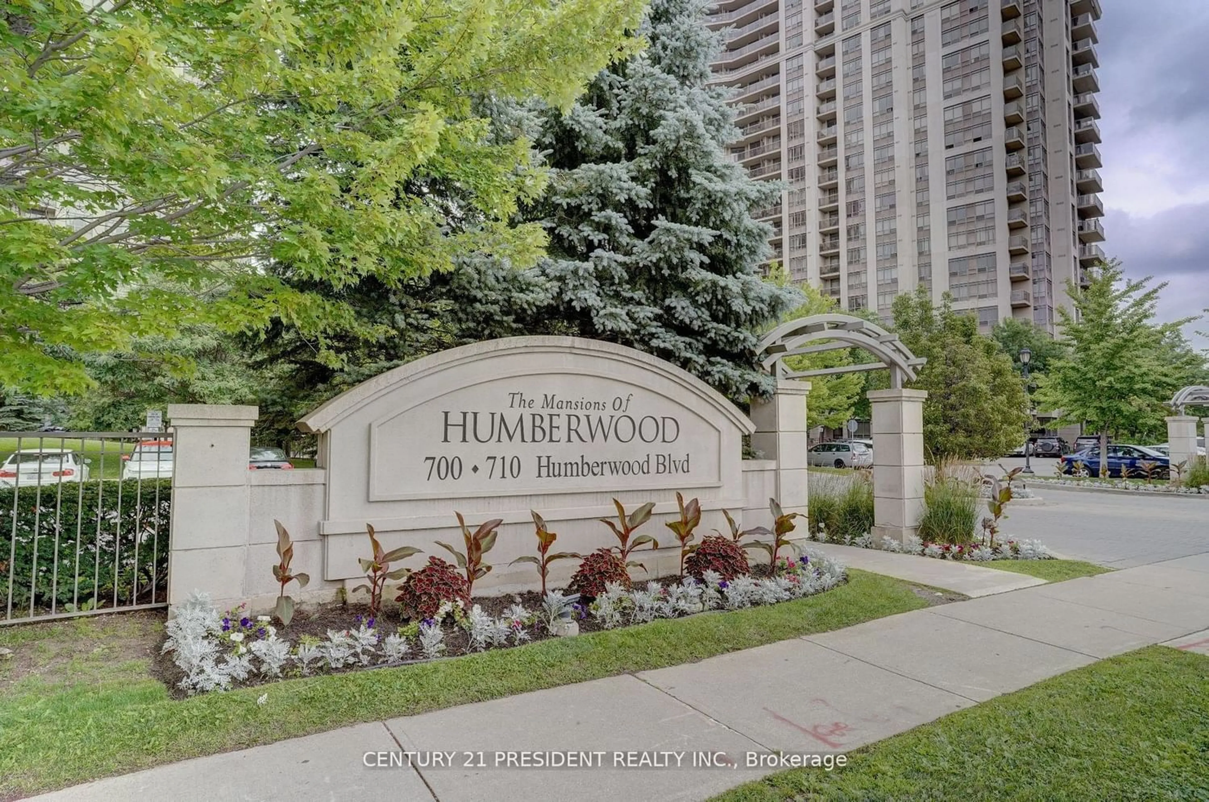 A pic from exterior of the house or condo for 700 Humberwood Blvd #2017, Toronto Ontario M9W 7J4