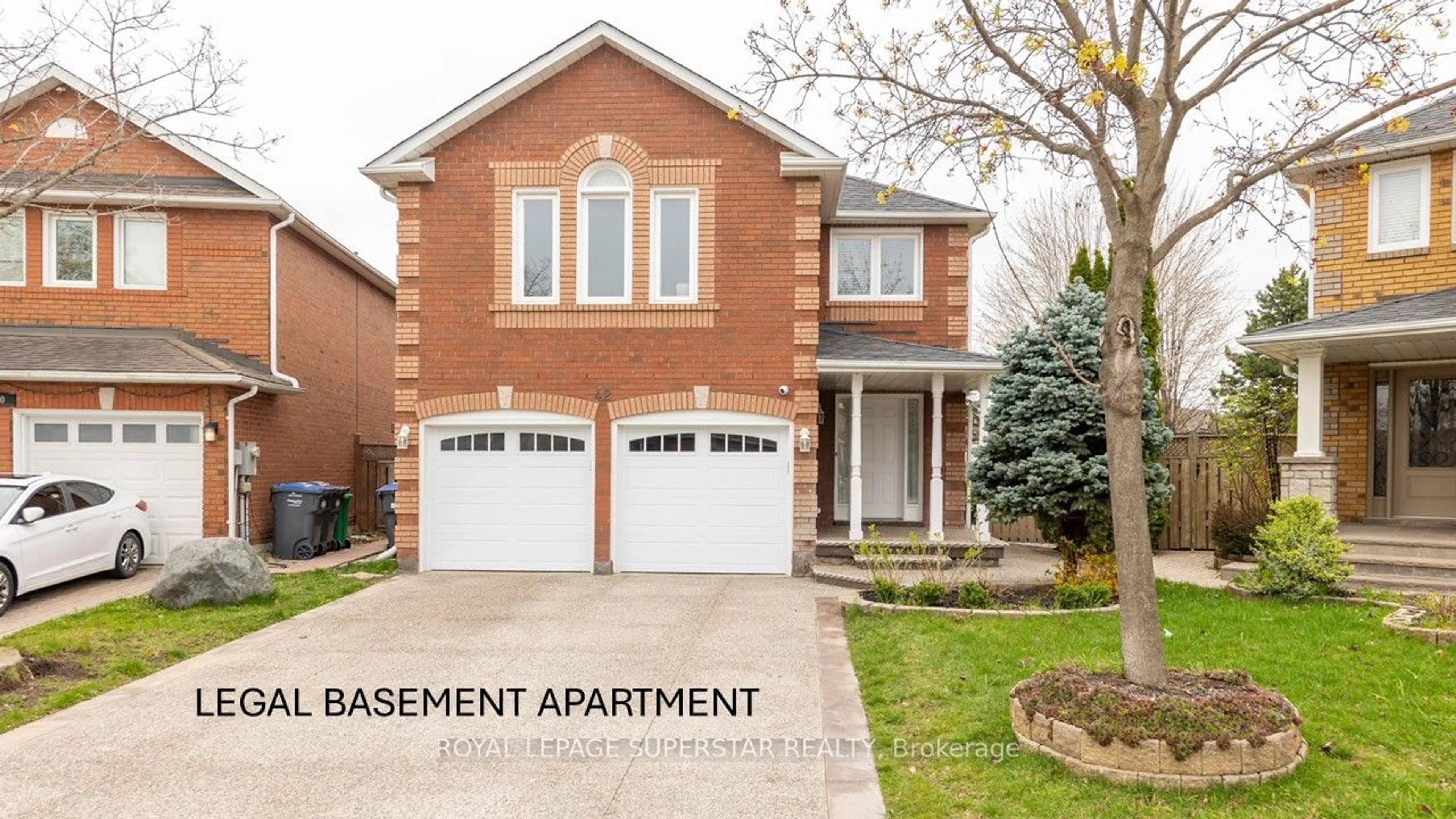 Frontside or backside of a home for 42 Muirland Cres, Brampton Ontario L6X 4P4