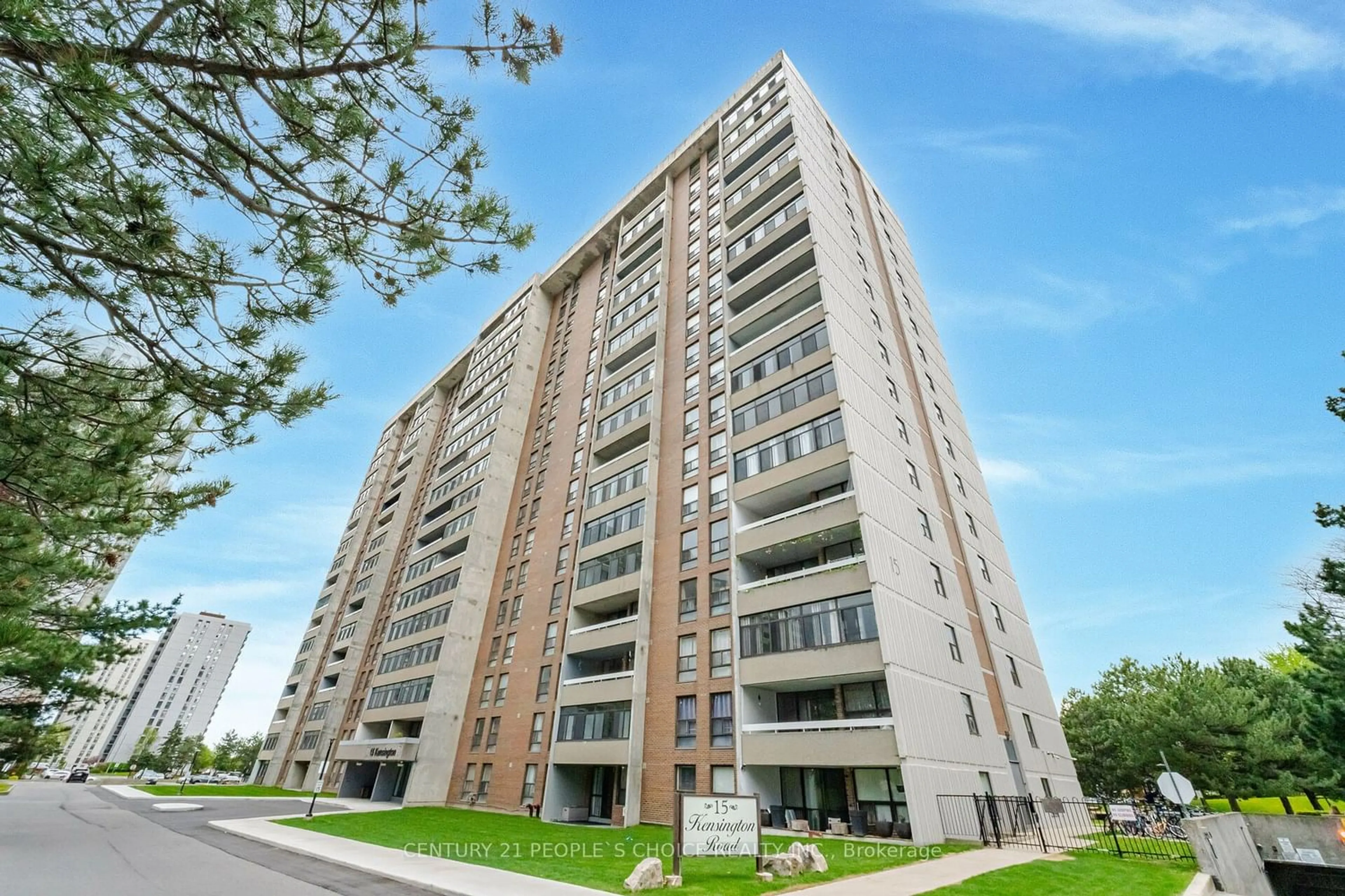 A pic from exterior of the house or condo for 15 Kensington Rd #1508, Brampton Ontario L6T 3W2