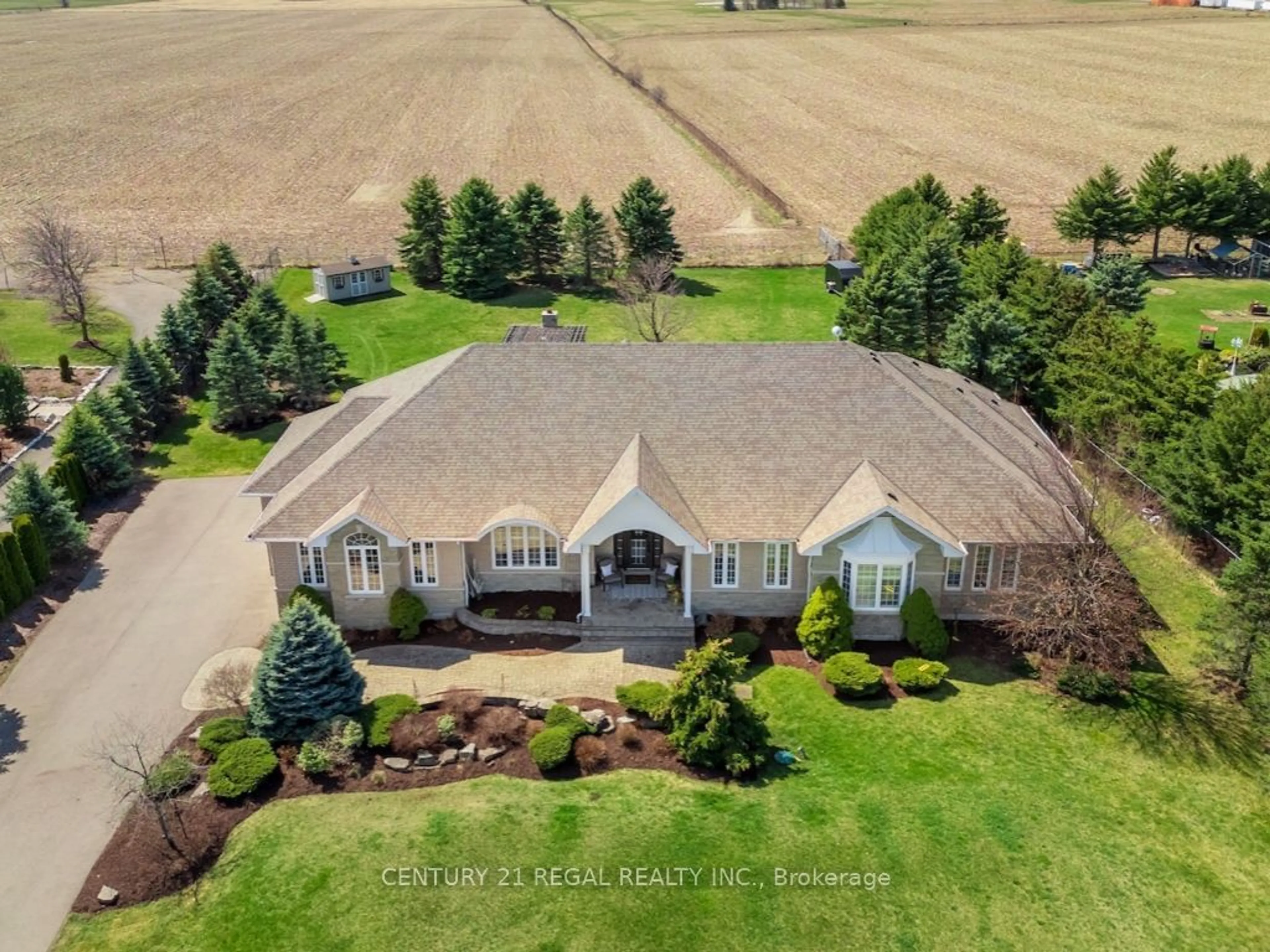 Frontside or backside of a home for 14586 Kennedy Rd, Caledon Ontario L7C 2G4