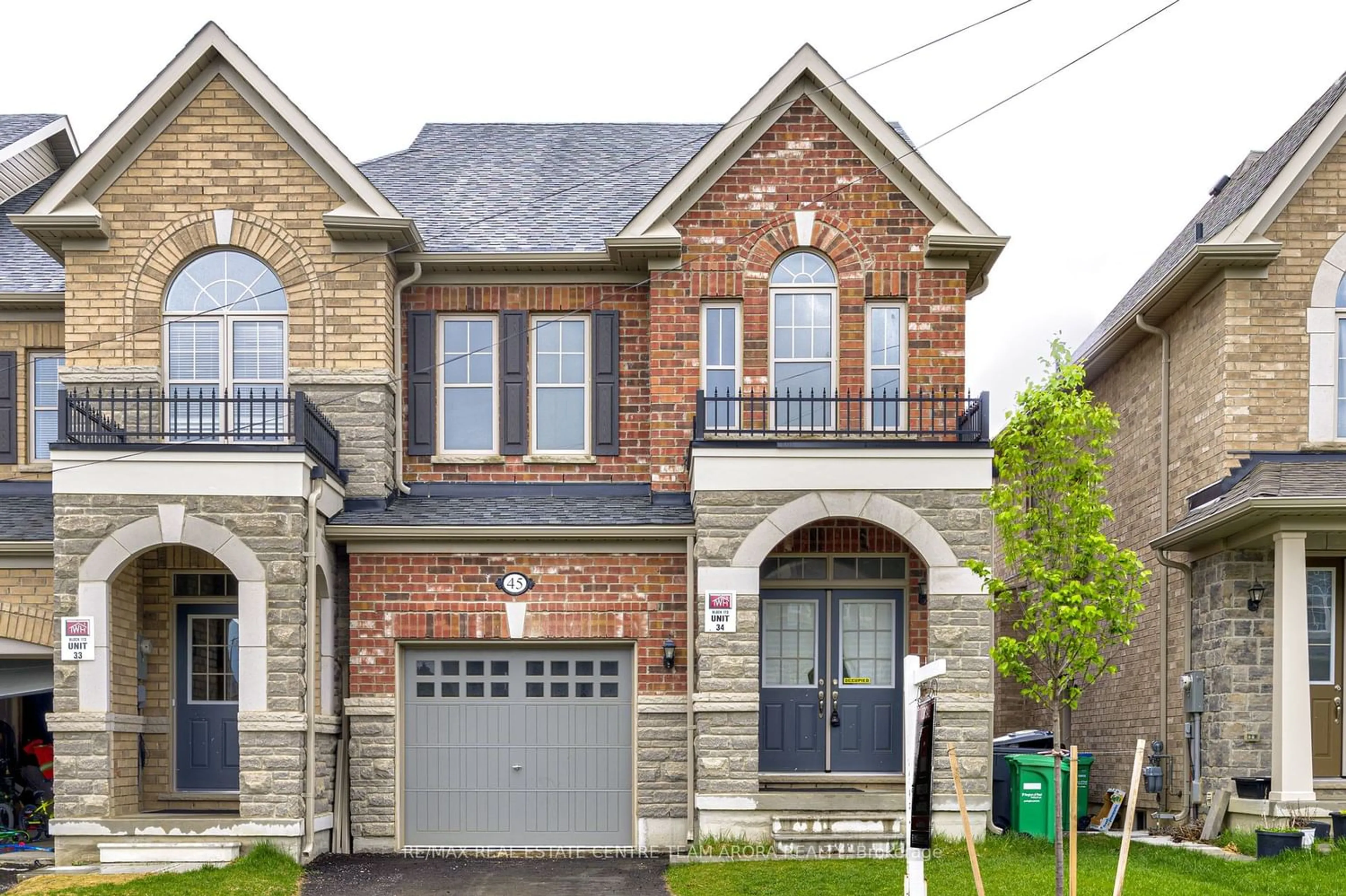 Home with brick exterior material for 45 Donald Stewart Rd, Brampton Ontario L7A 5J8