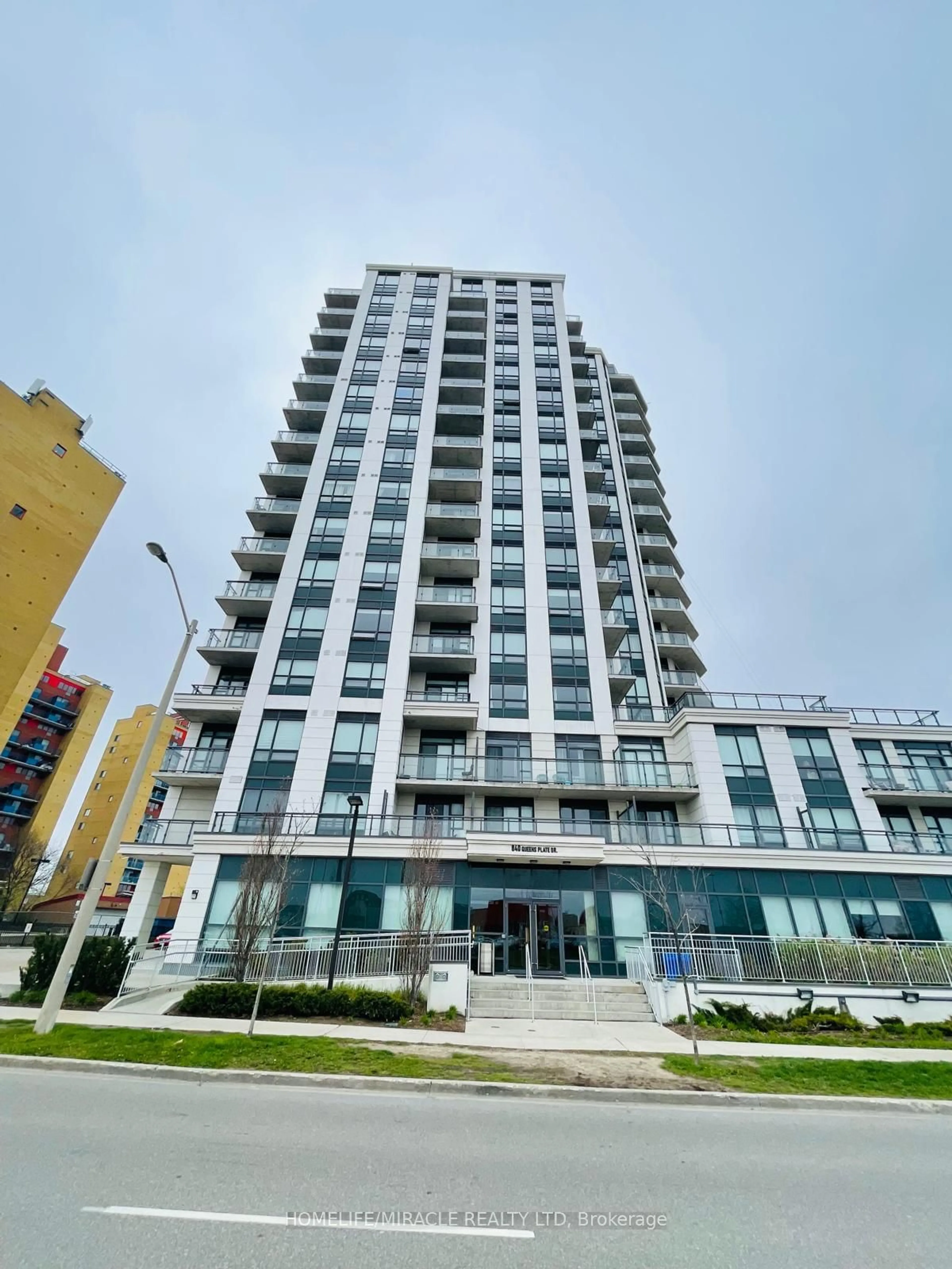 A pic from exterior of the house or condo for 840 Queen's Plate Dr #1512, Toronto Ontario M9W 6Z3