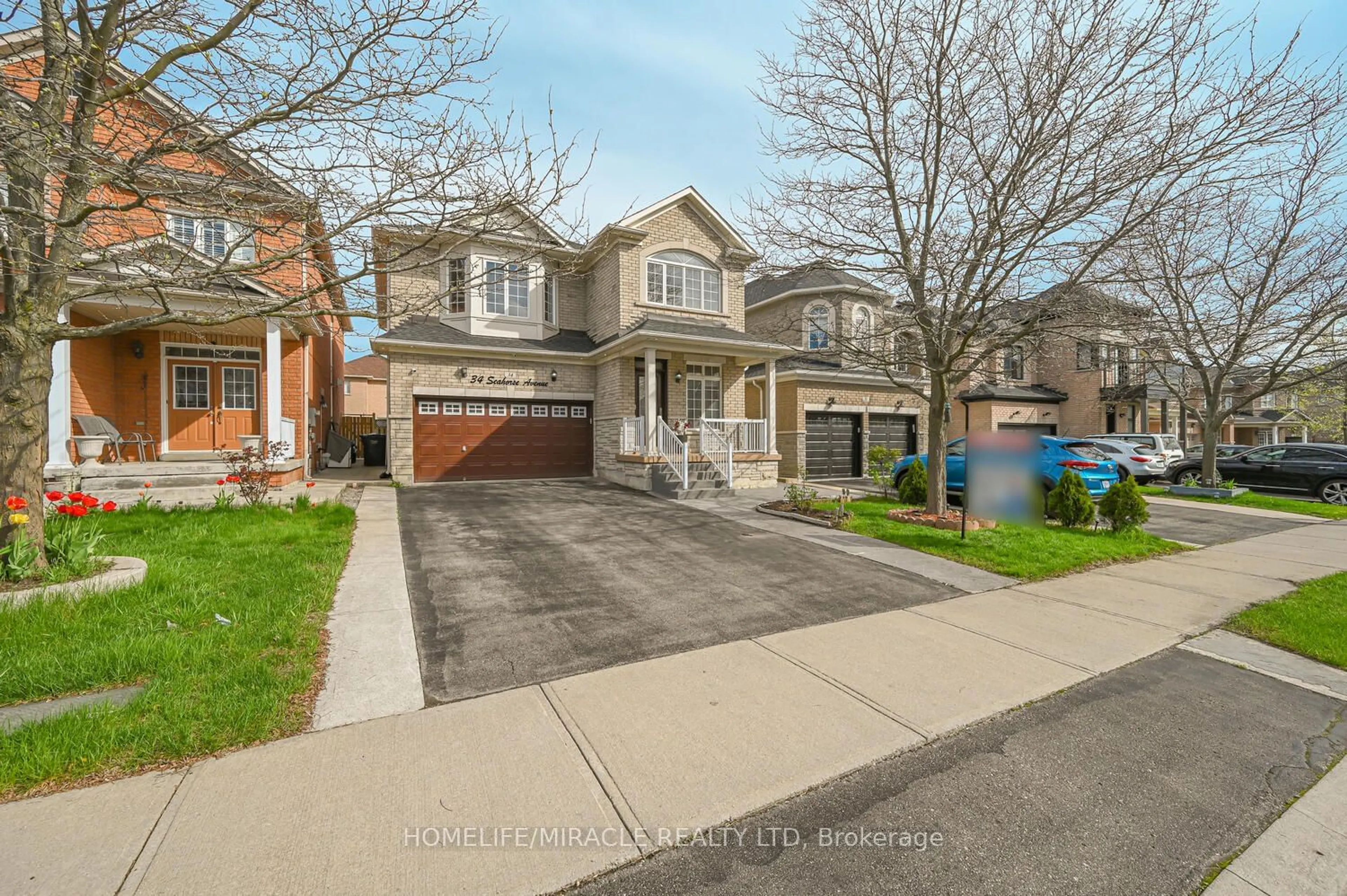 Frontside or backside of a home for 34 Seahorse Ave, Brampton Ontario L6V 4N7