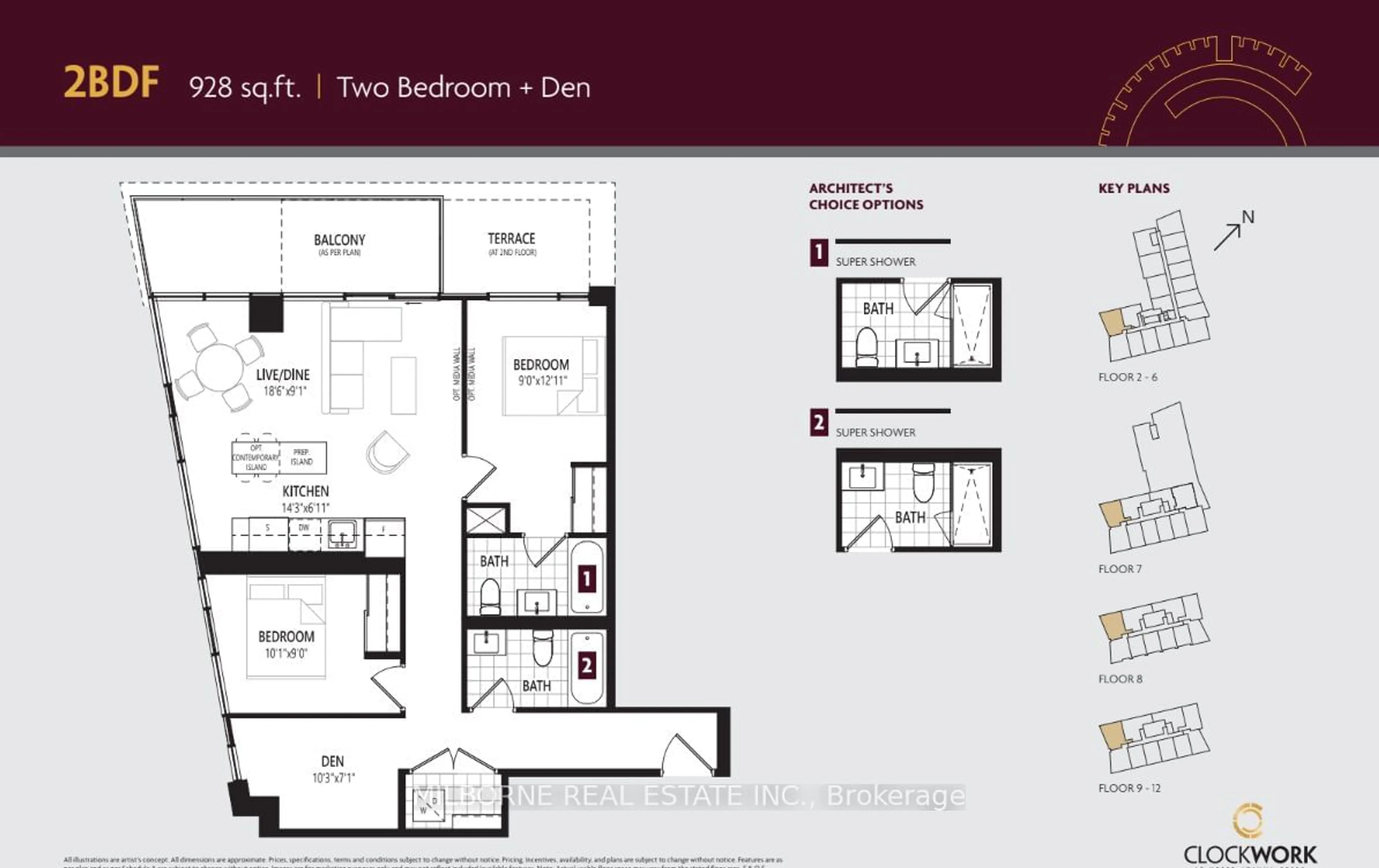 Floor plan for 1415 Dundas St #218, Oakville Ontario L6H 7G1