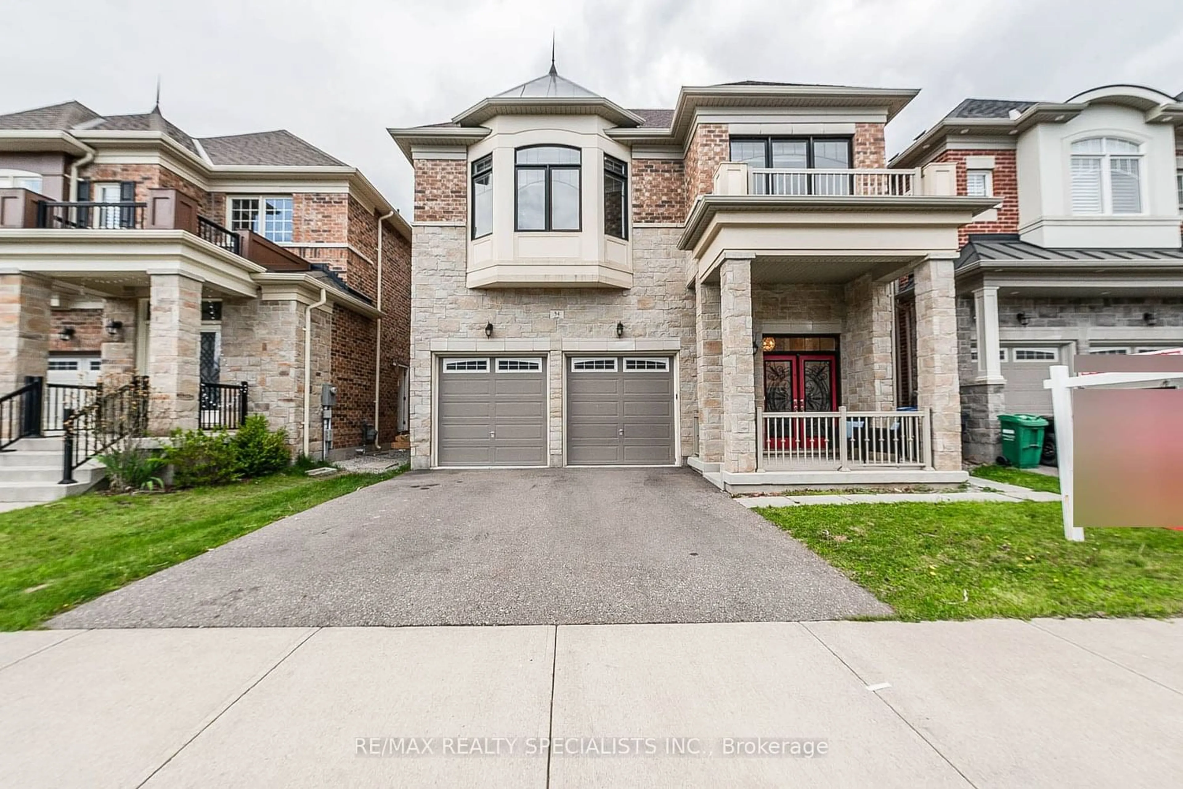 Home with brick exterior material for 34 Point Reyes Terr, Brampton Ontario L6Y 6E7