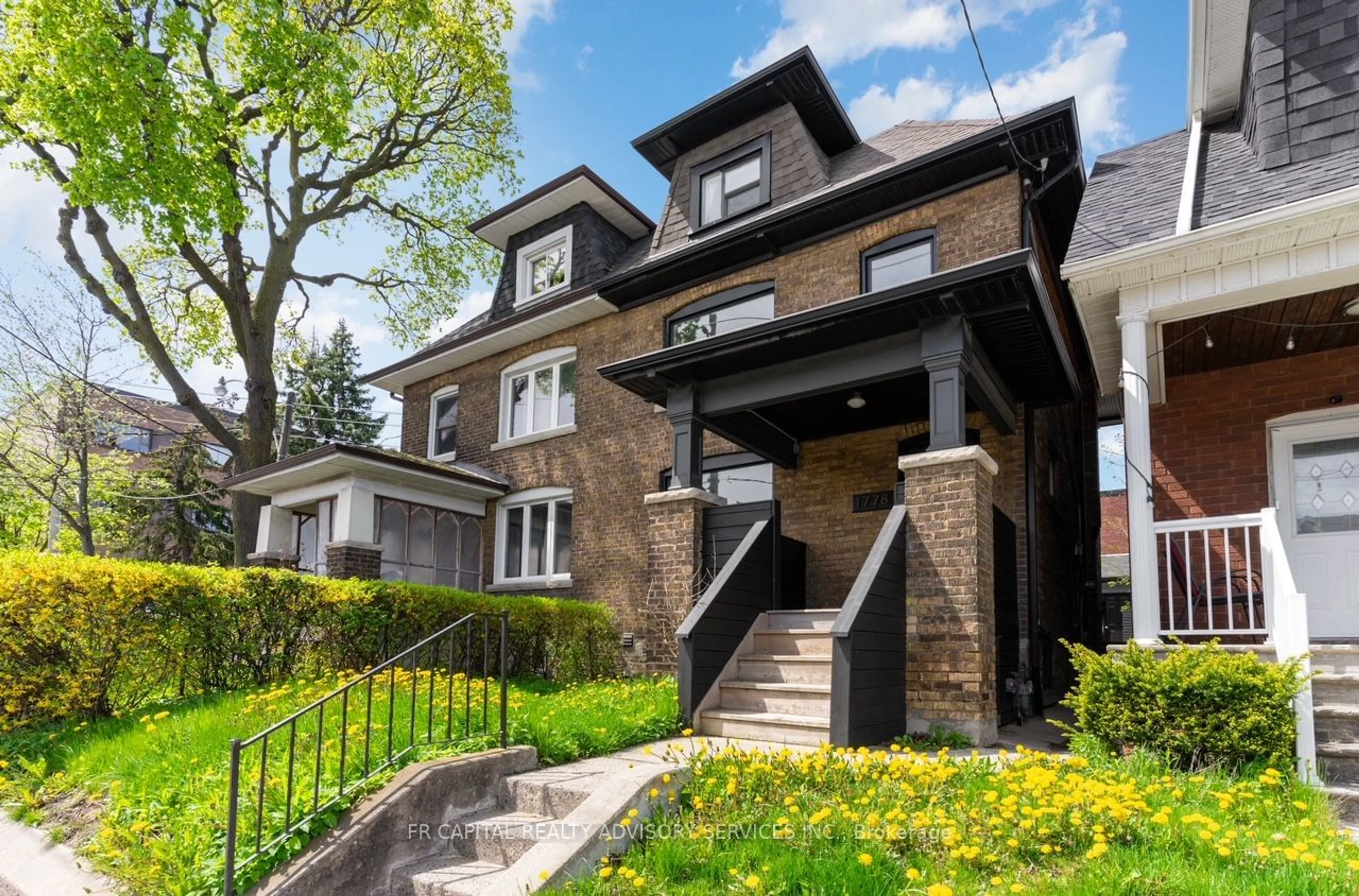 Home with brick exterior material for 1778 Dufferin St, Toronto Ontario M6E 3P4
