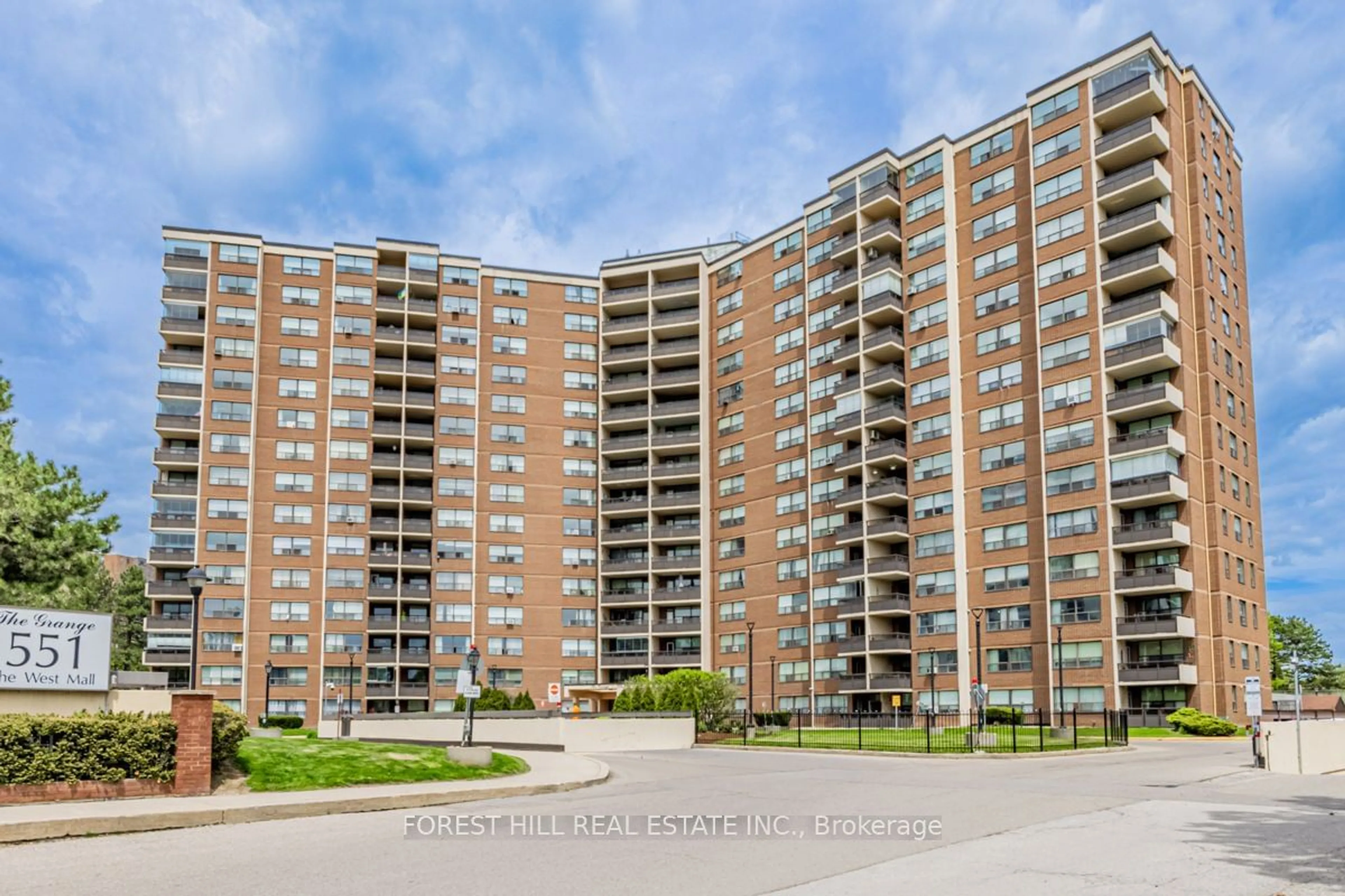 A pic from exterior of the house or condo for 551 The West Mall #1421, Toronto Ontario M9C 1G7