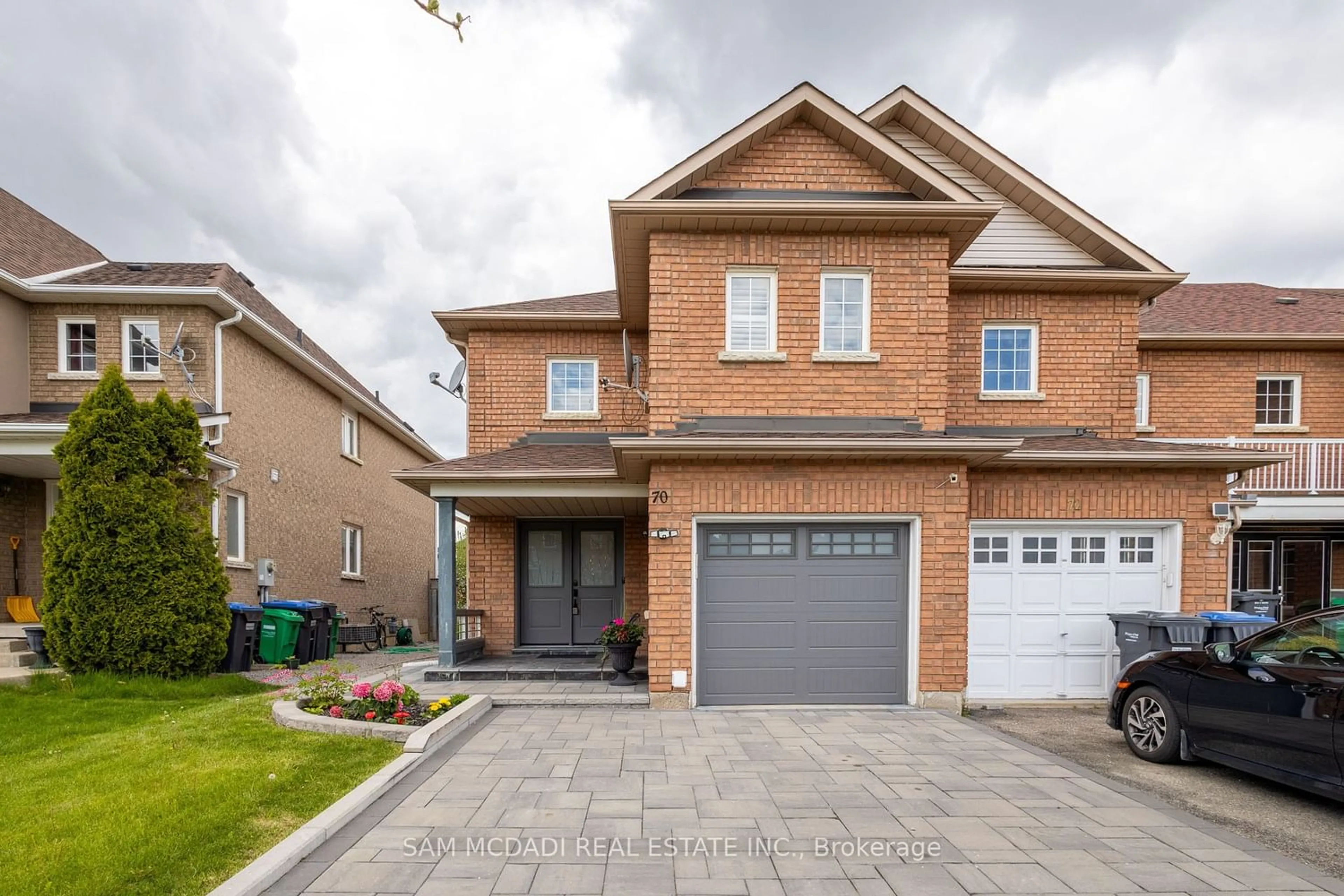 Home with brick exterior material for 70 Culture Cres, Brampton Ontario L6Y 5A2