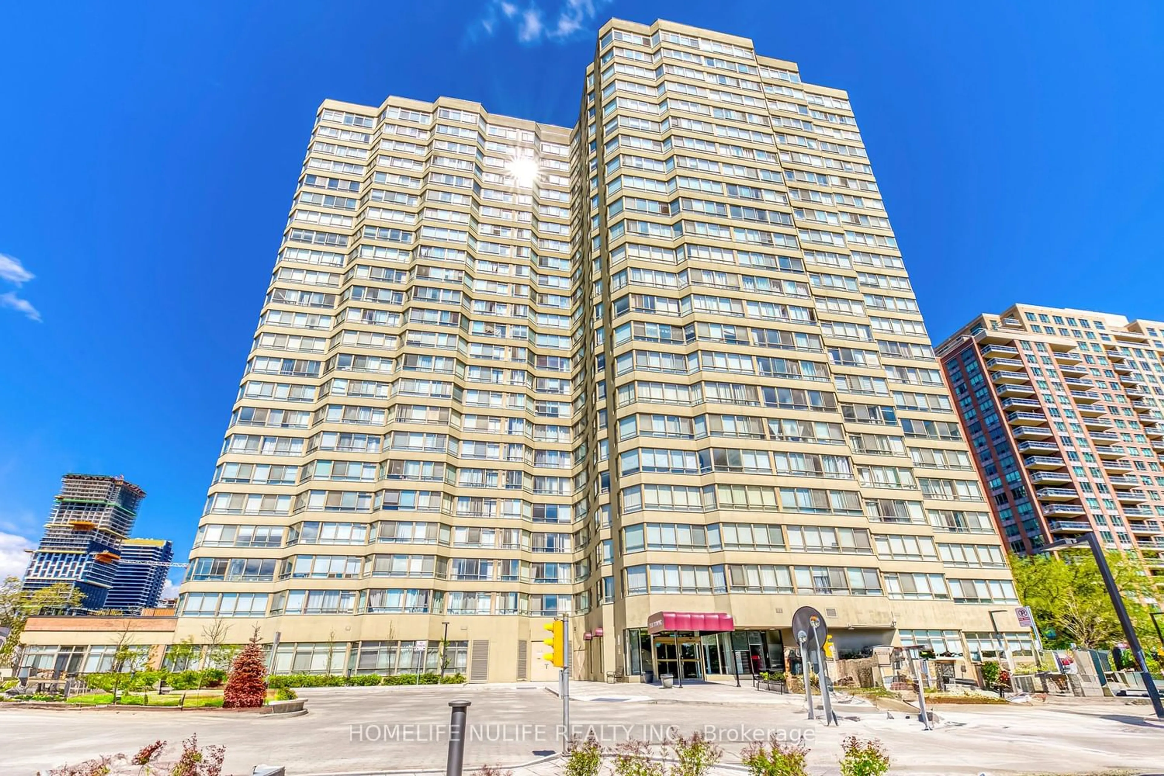 A pic from exterior of the house or condo for 3605 Kariya Dr #802, Mississauga Ontario L5B 3J4