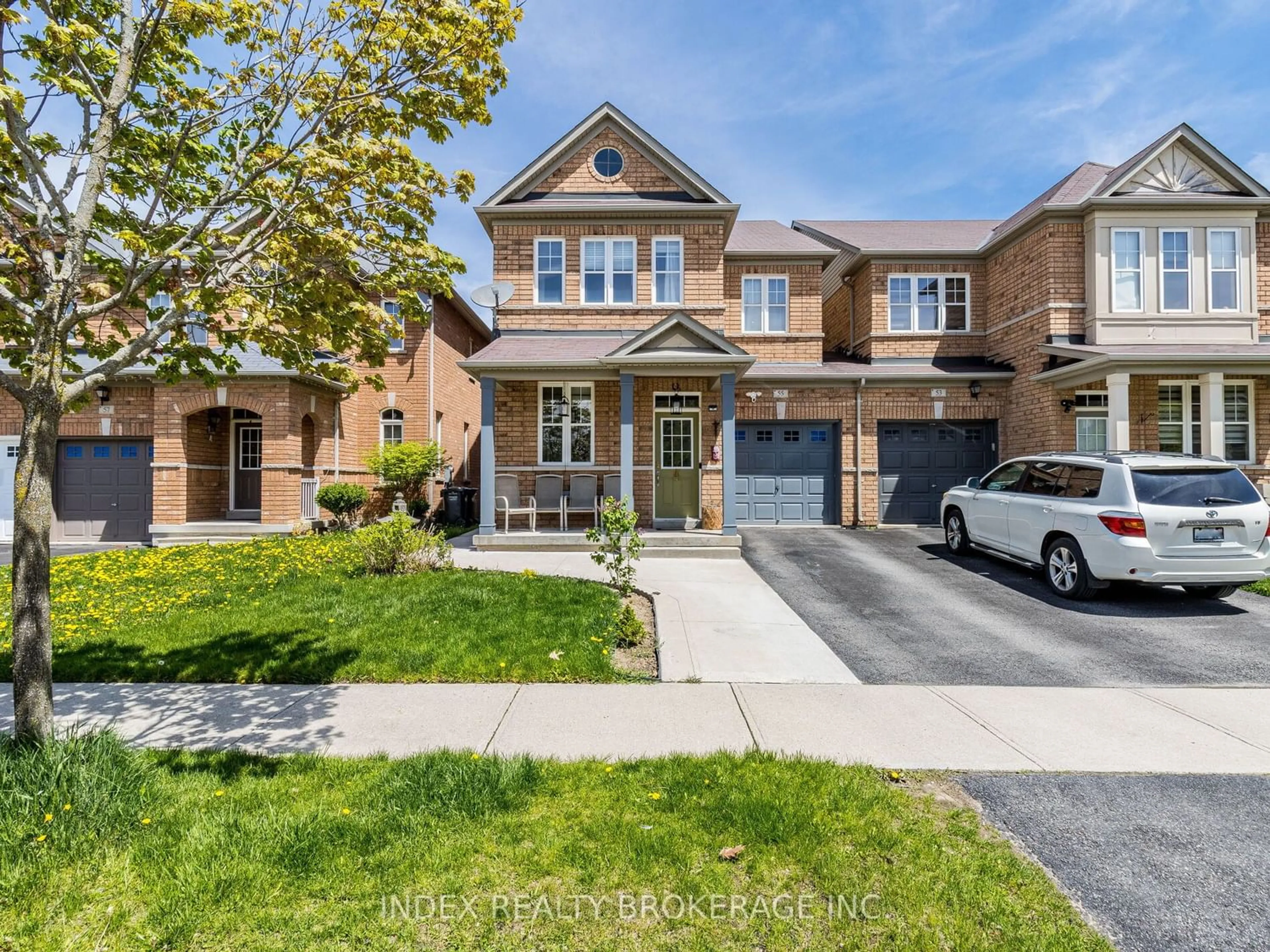 Home with brick exterior material for 55 Iceland Poppy Tr, Brampton Ontario L7A 0N1