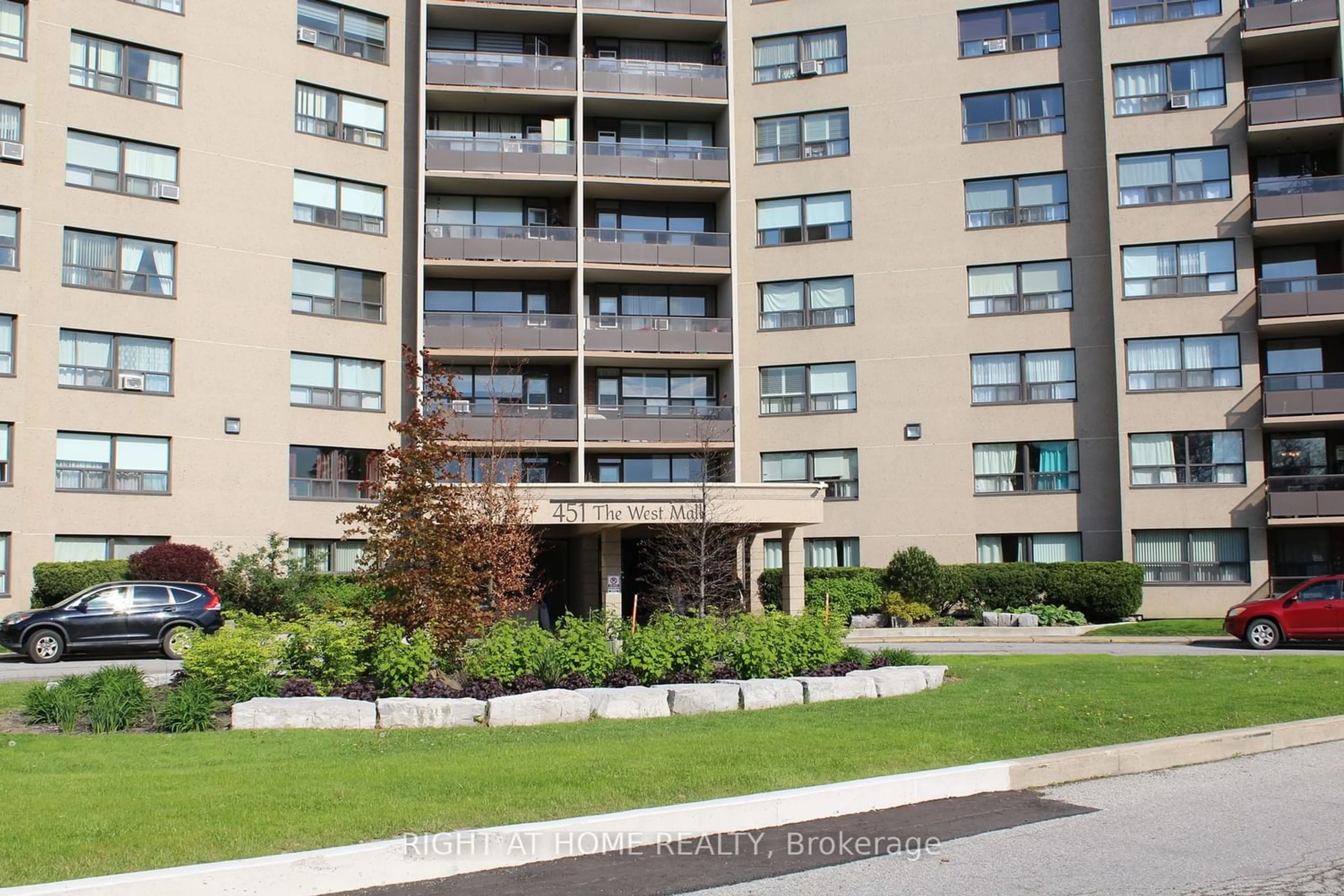A pic from exterior of the house or condo for 451 The West Mall #920, Toronto Ontario M9C 1G1