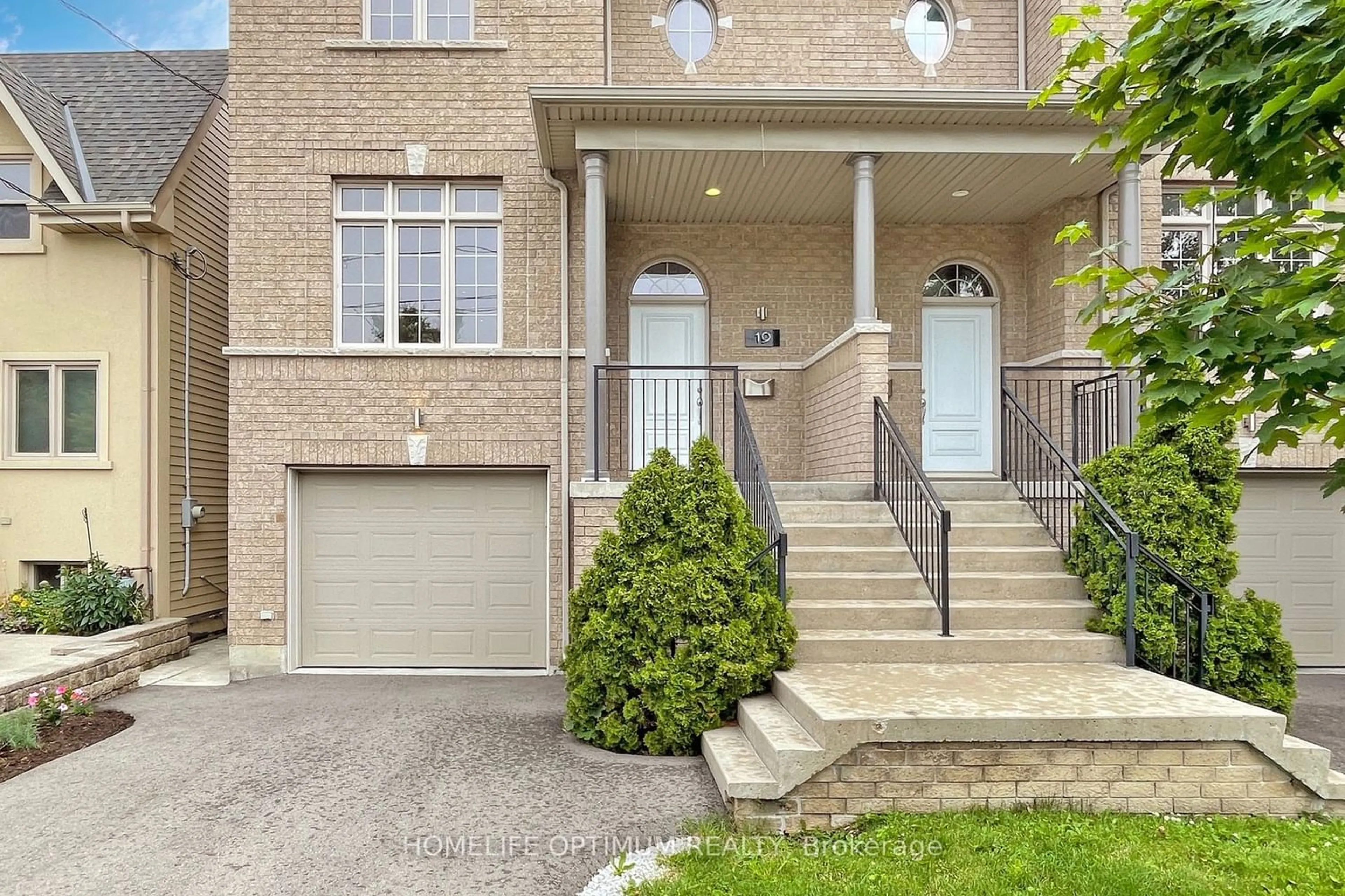 Home with brick exterior material for 19 Twenty Sixth St, Toronto Ontario M8V 3R4