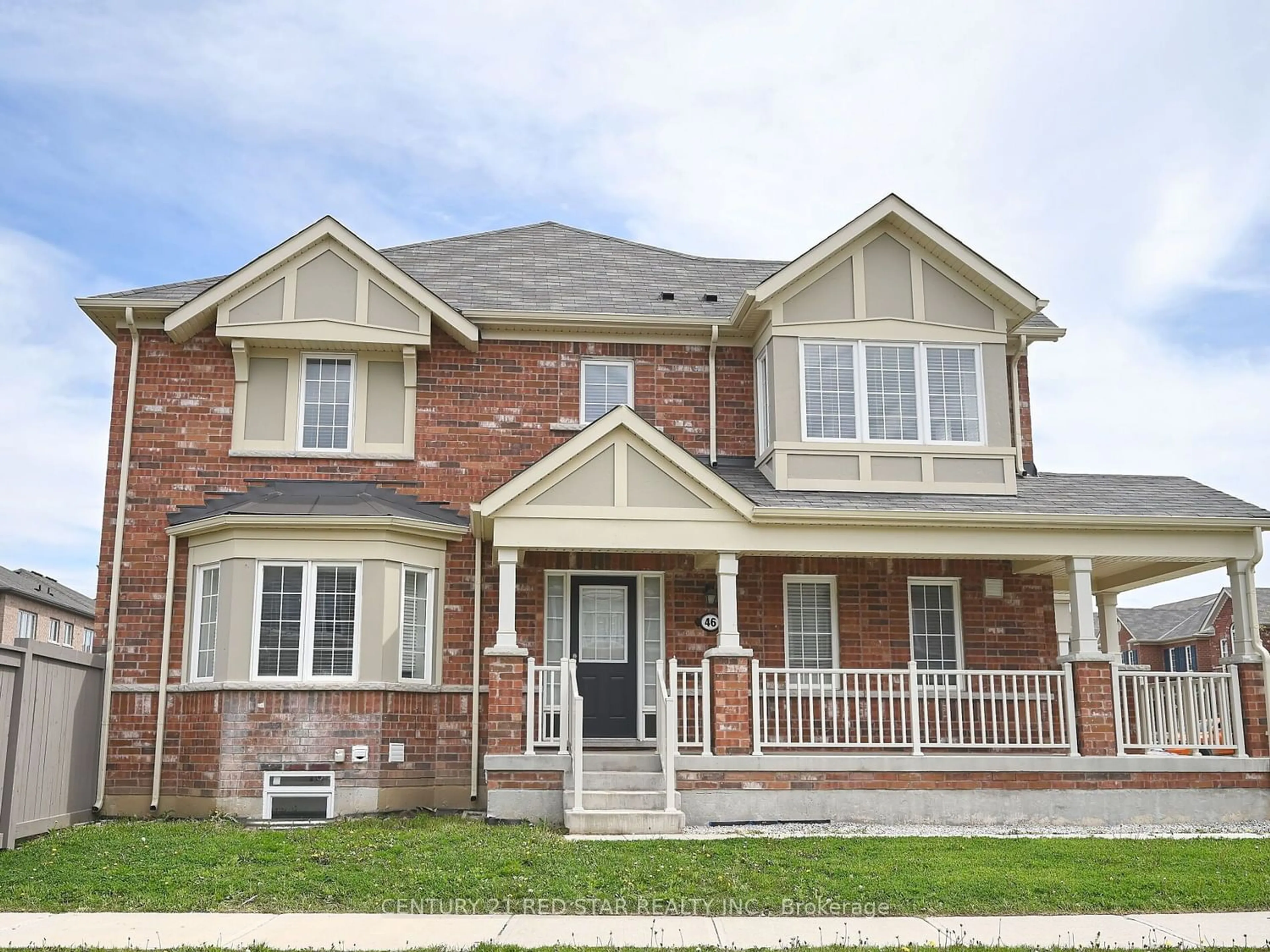 Home with brick exterior material for 46 Averill Rd, Brampton Ontario L7A 5A7