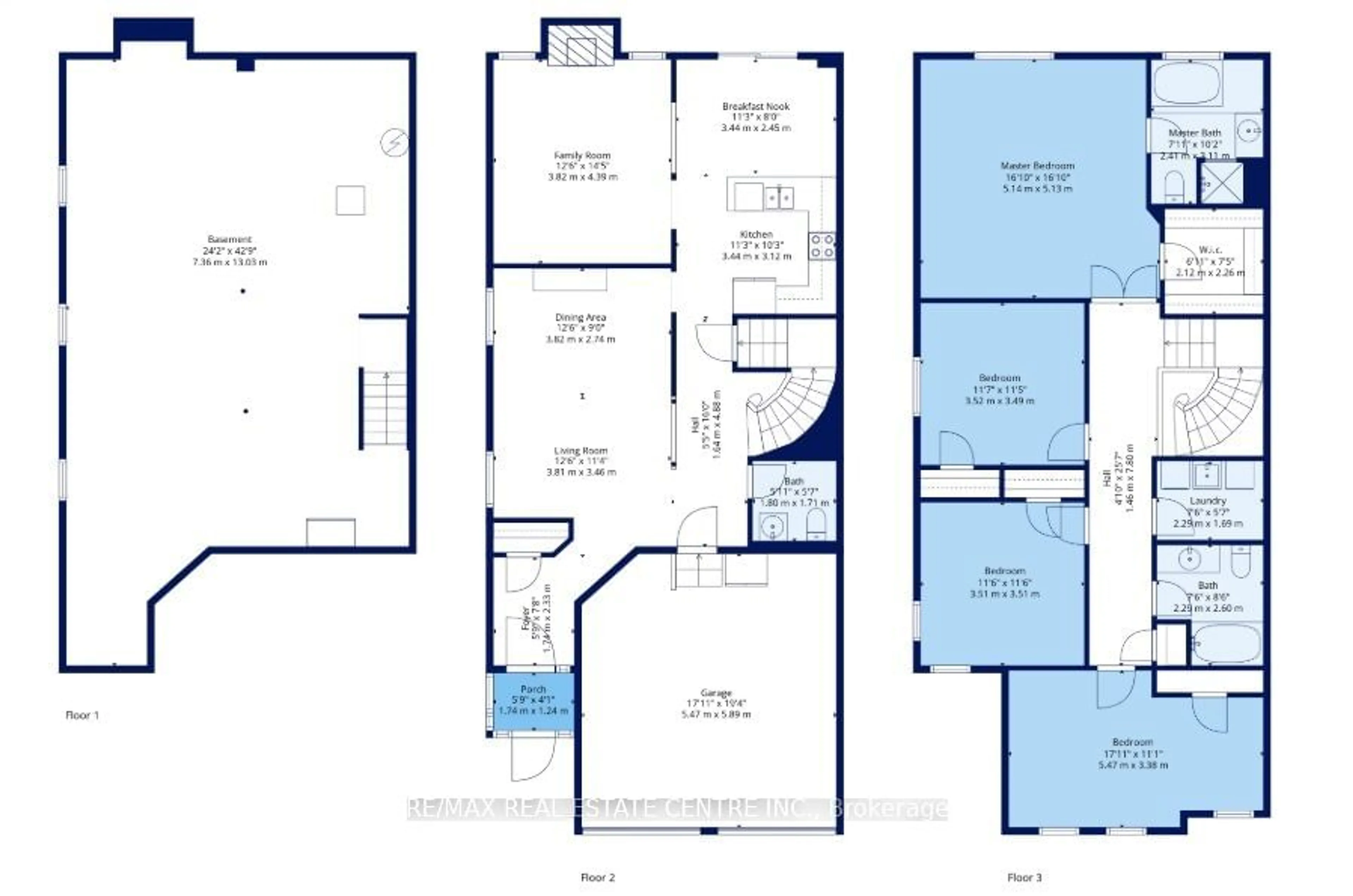Floor plan for 455 Orange Walk Cres, Mississauga Ontario L5R 0A8