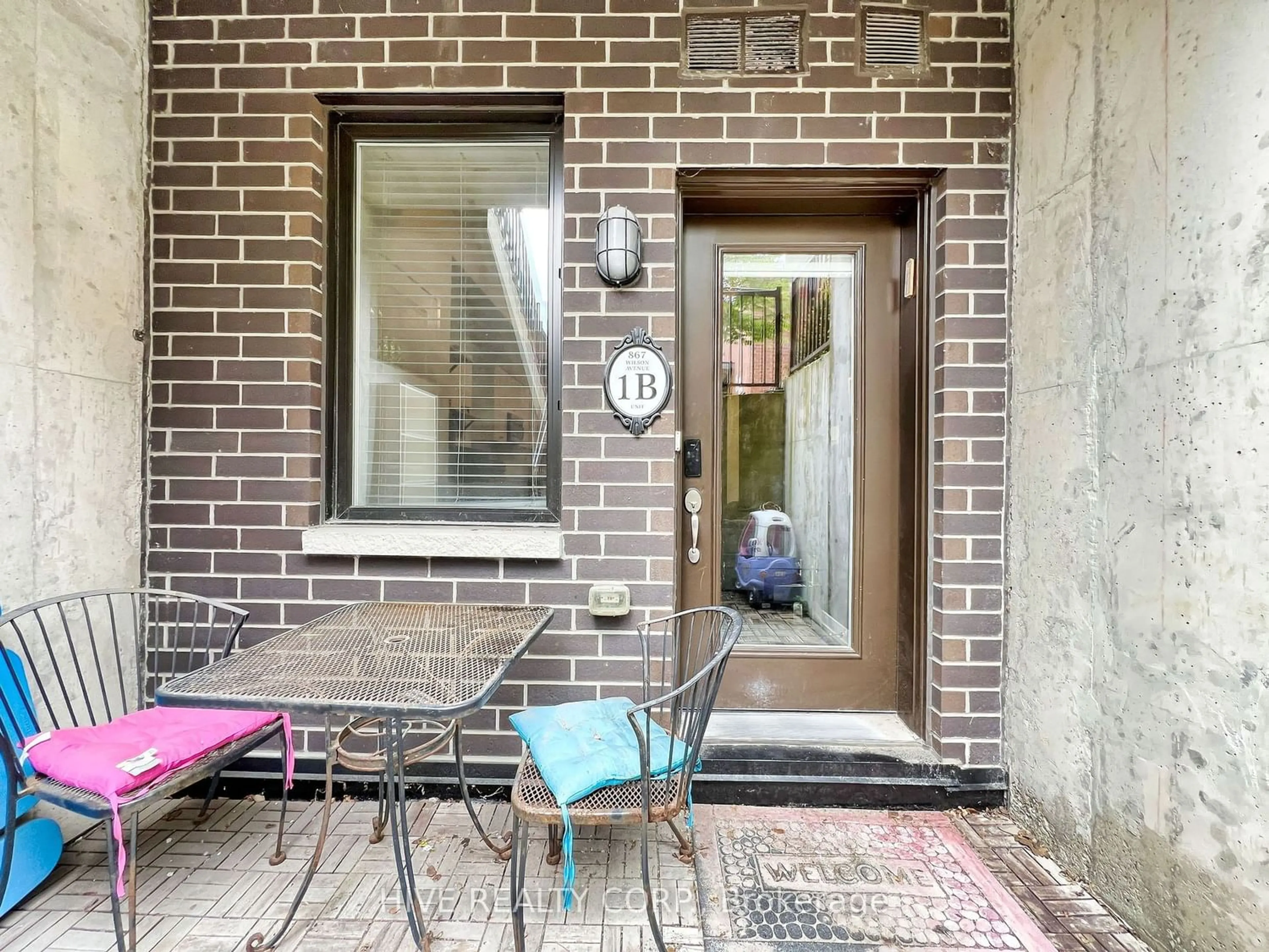 Patio for 867 Wilson Ave #1B, Toronto Ontario M3K 0A4