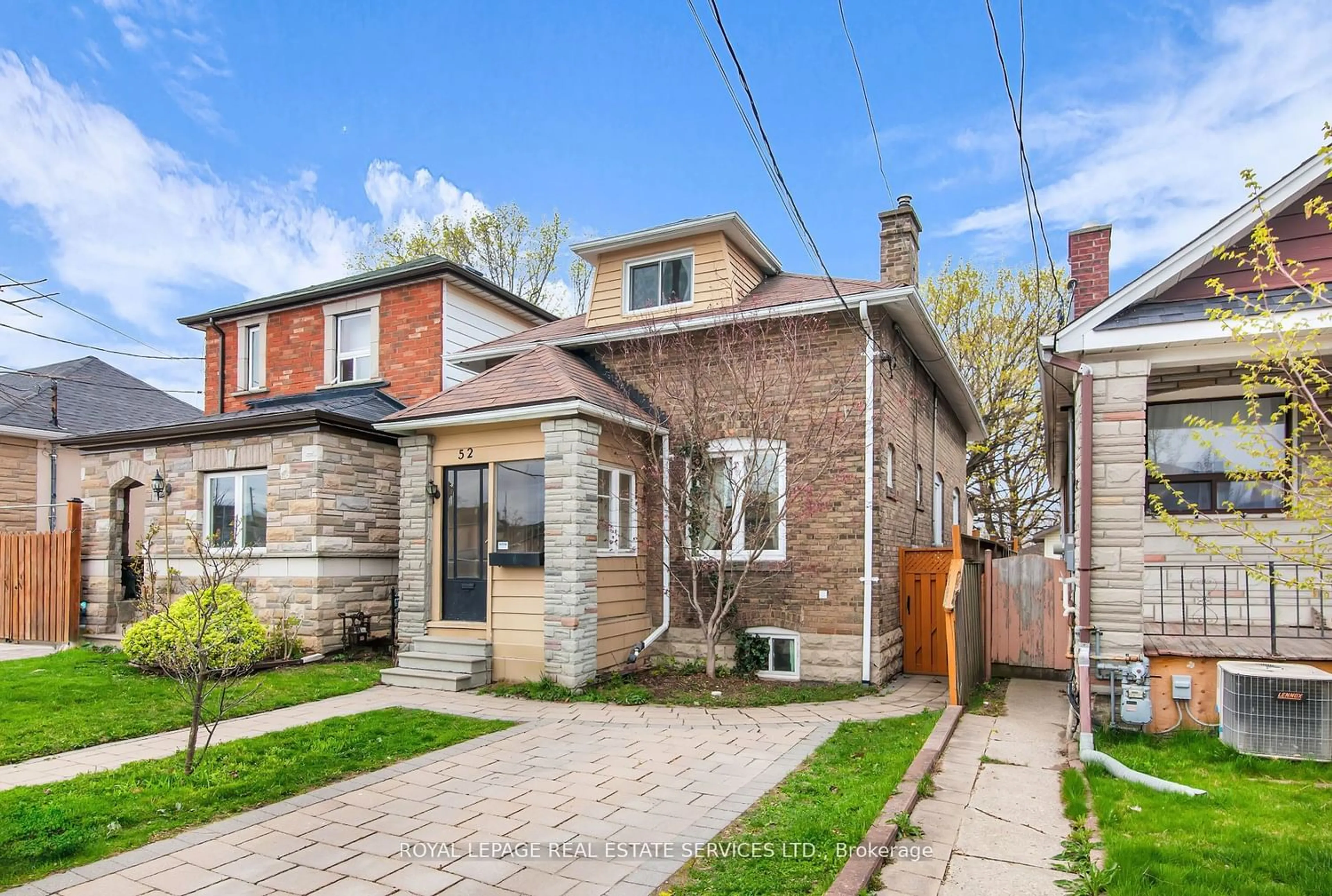 Home with brick exterior material for 52 Bicknell Ave, Toronto Ontario M6M 4G5