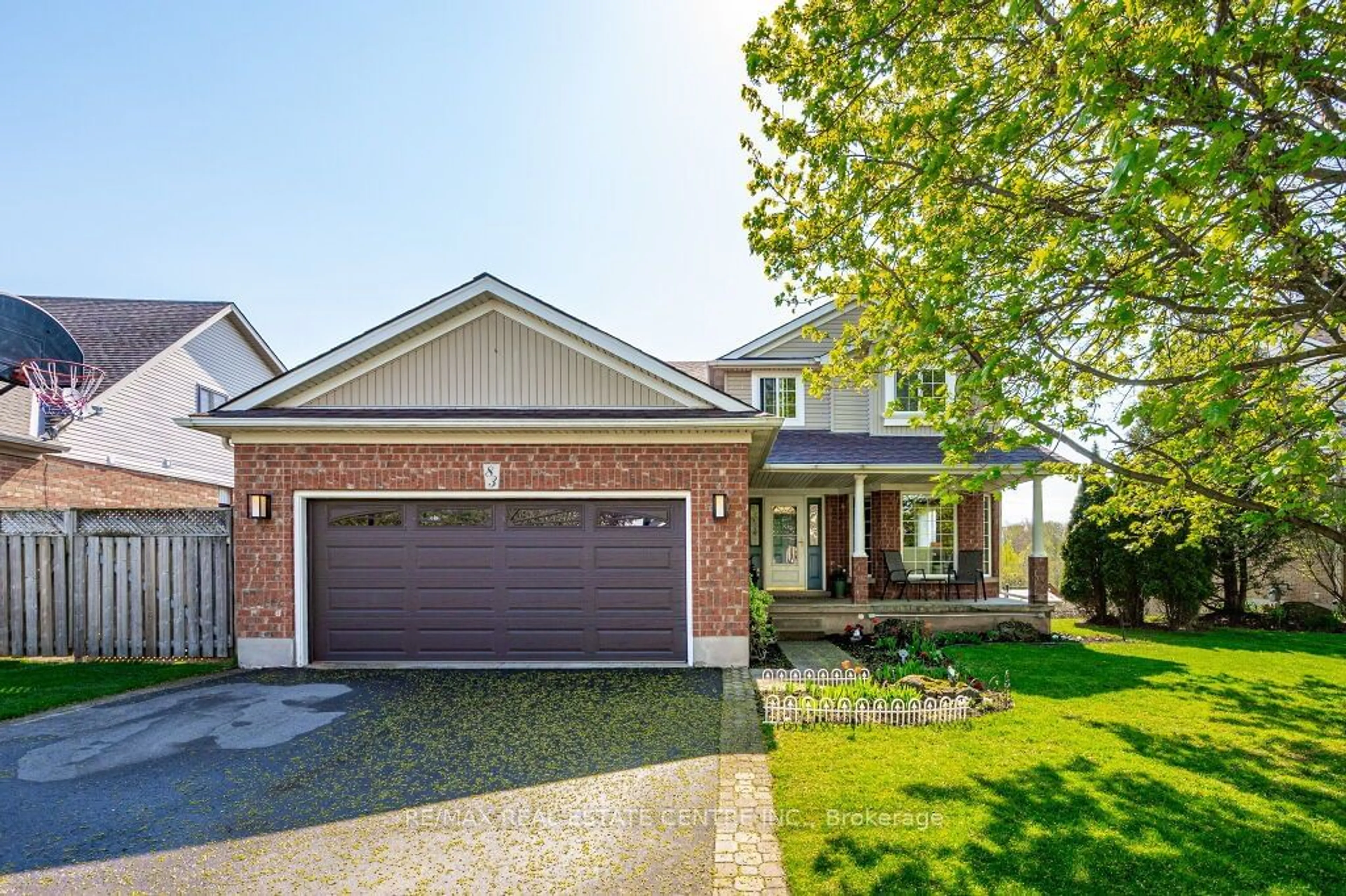 Home with brick exterior material for 83 Hunter Rd, Orangeville Ontario L9W 5C3