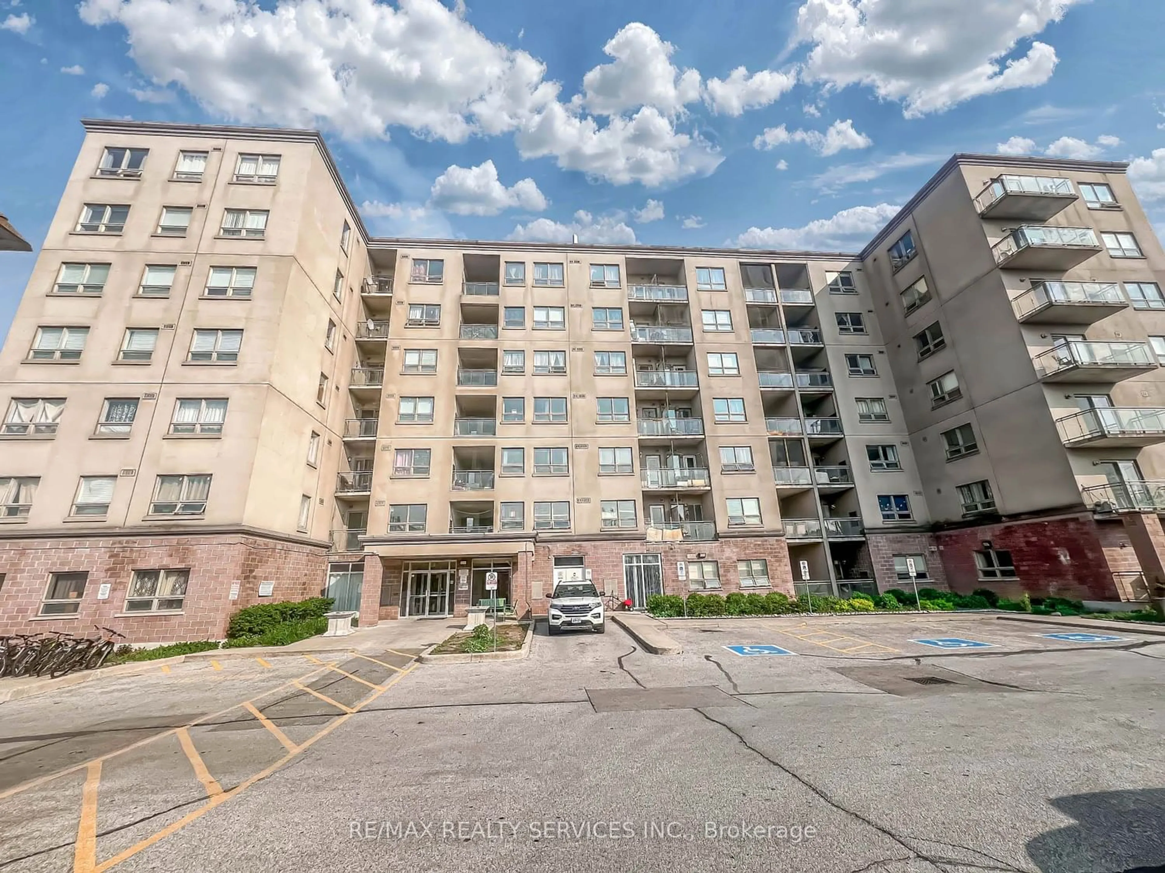 A pic from exterior of the house or condo for 7405 Goreway Dr #304, Mississauga Ontario L4T 0A3