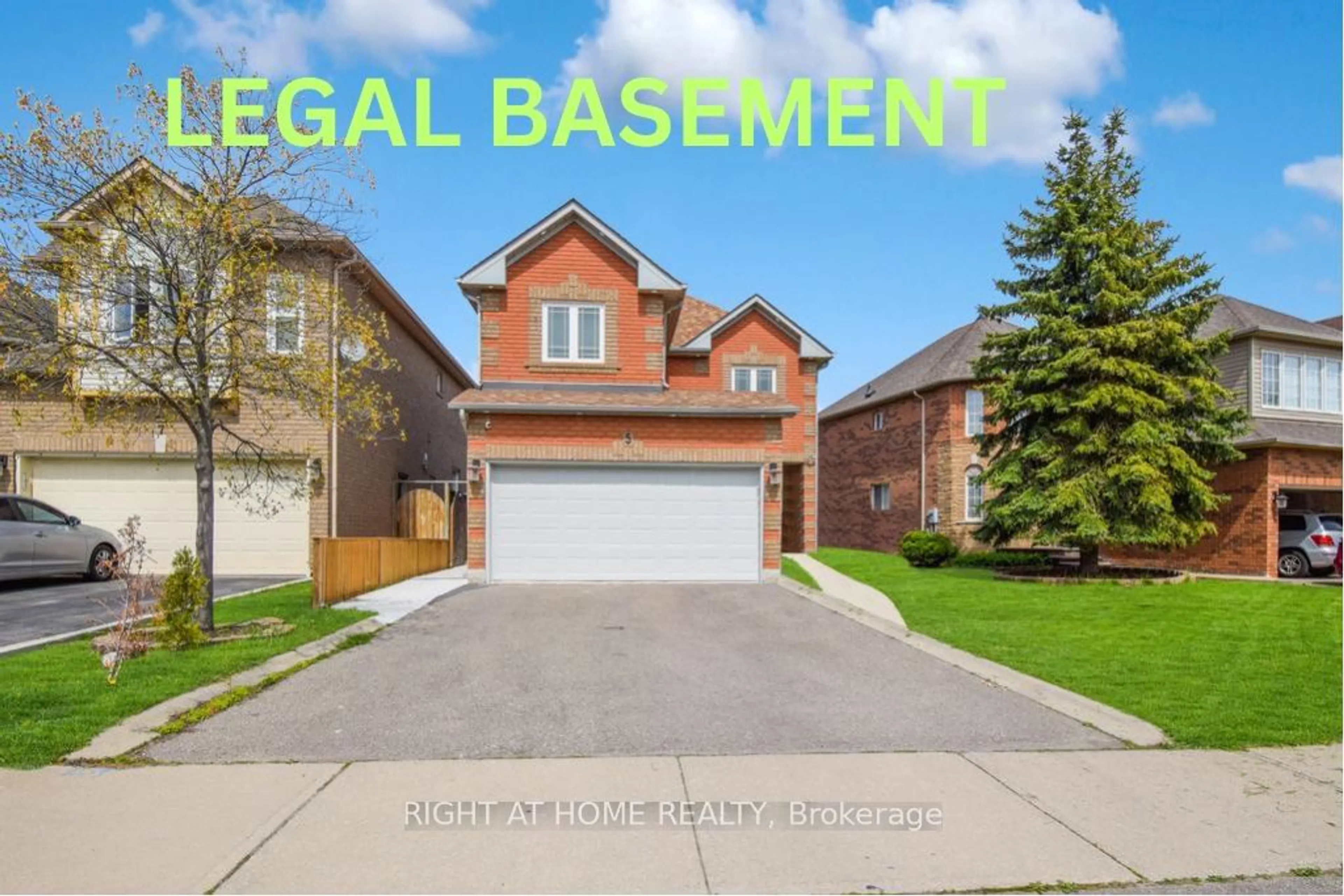 Frontside or backside of a home for 5 Creekwood Dr, Brampton Ontario L7A 1G6