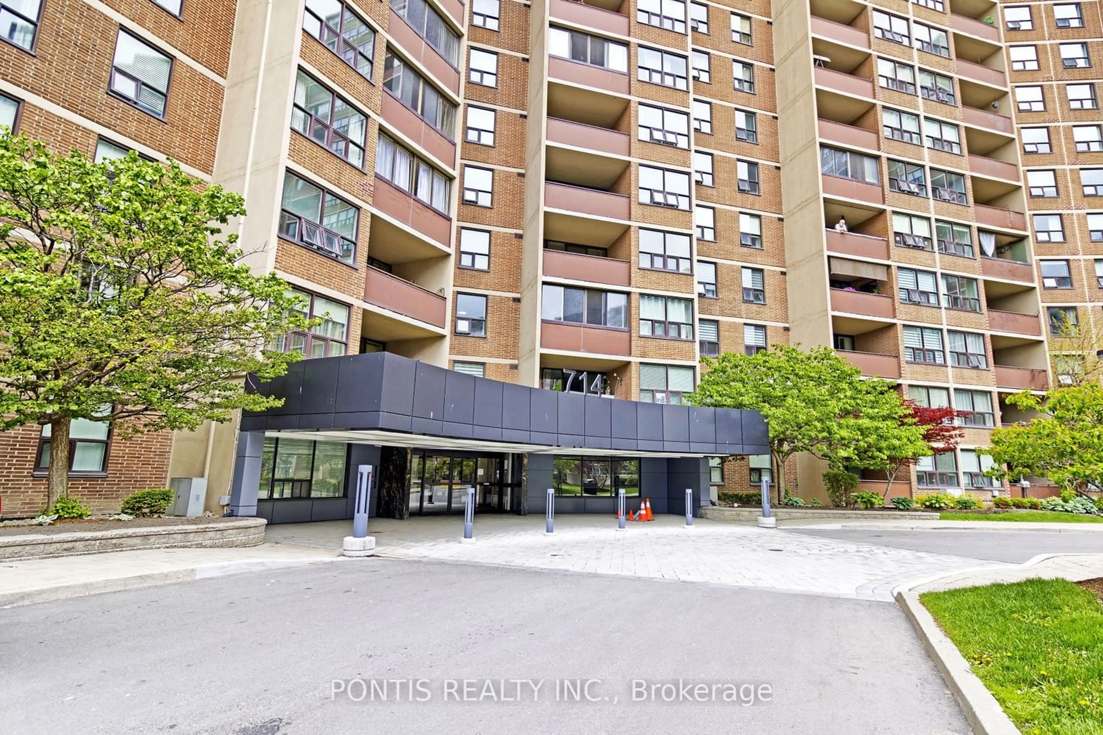 A pic from exterior of the house or condo for 714 The West Mall #1512, Toronto Ontario M9C 4X1