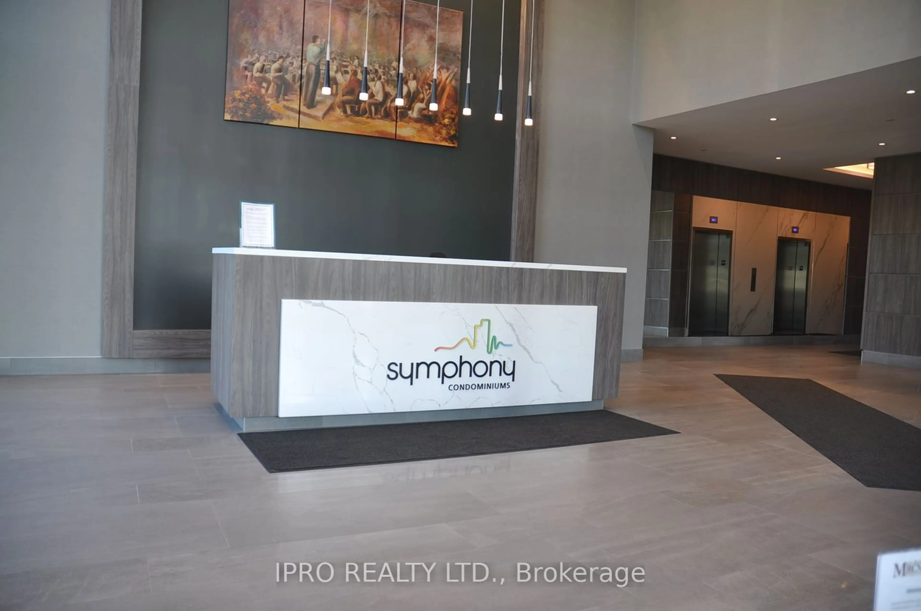 Indoor lobby for 15 Lynch St #1105, Brampton Ontario L6W 0C7