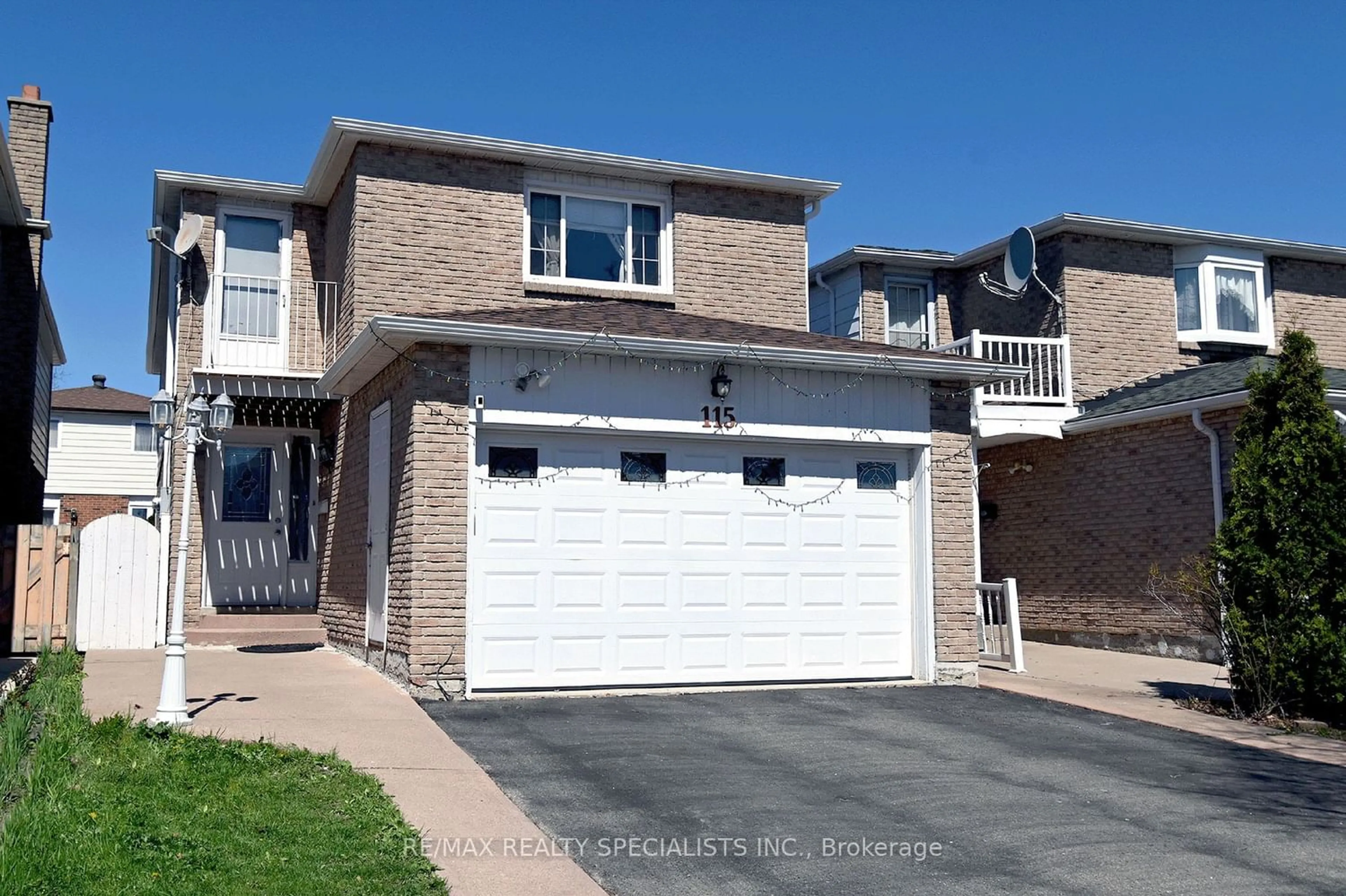 A pic from exterior of the house or condo for 115 Morton Way, Brampton Ontario L6Y 2P4