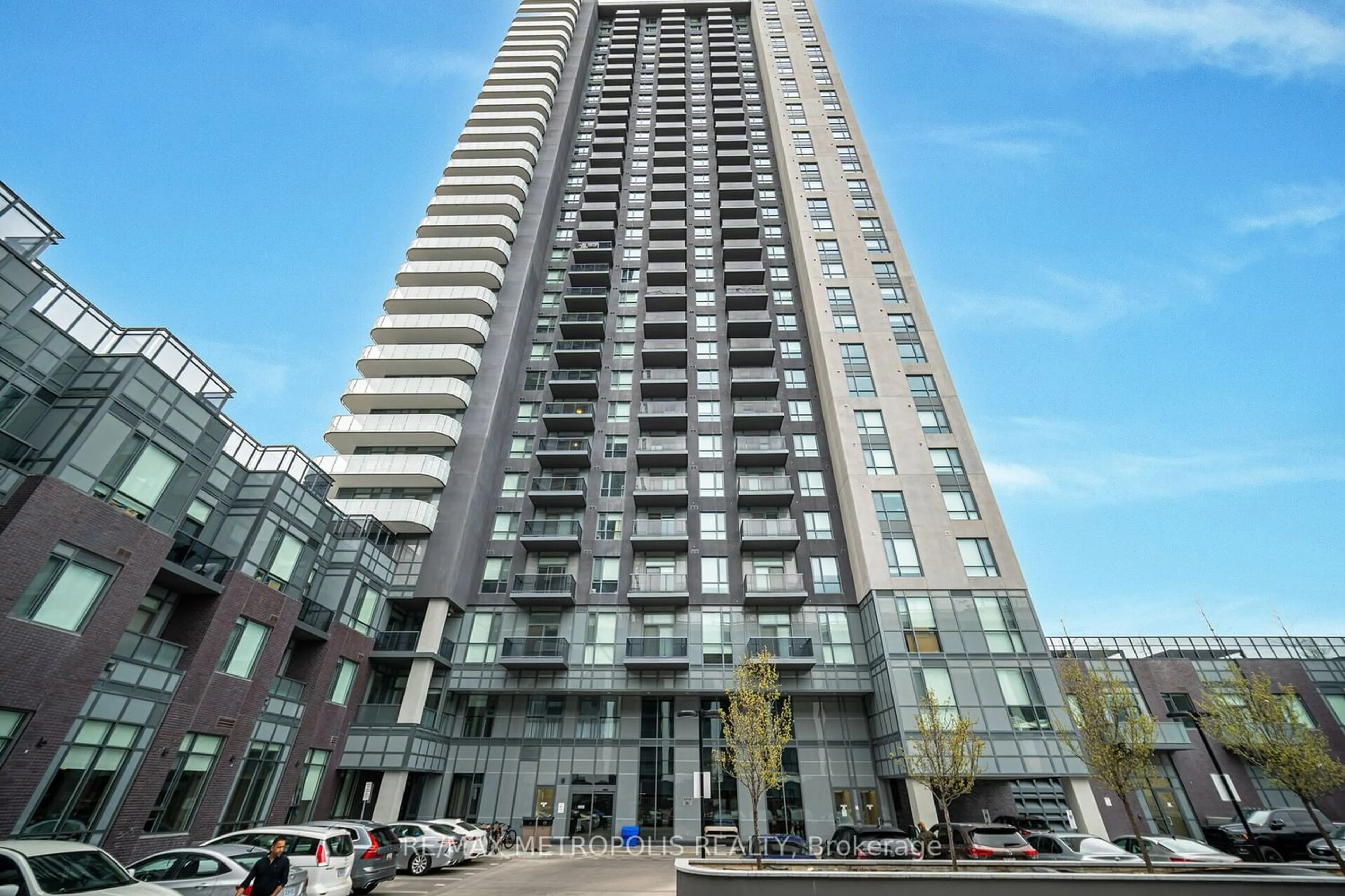 A pic from exterior of the house or condo for 8 Nahani Way #321, Mississauga Ontario L4Z 0C6