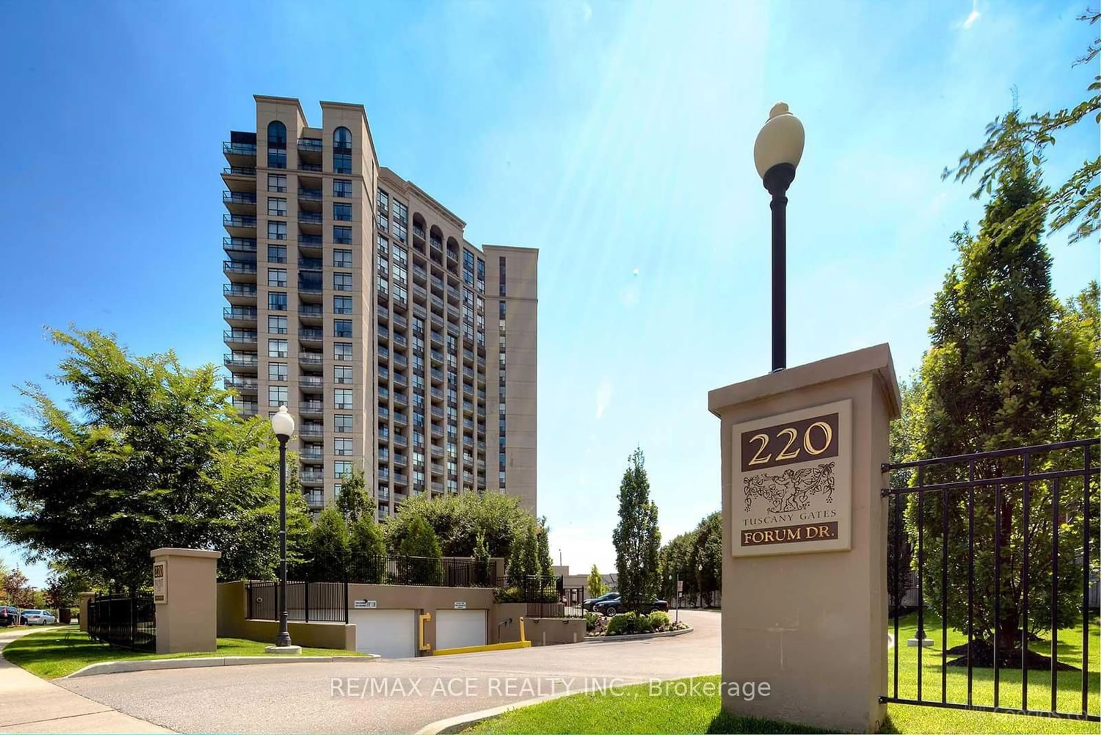 A pic from exterior of the house or condo for 220 Forum Dr #1703, Mississauga Ontario L4Z 4K1